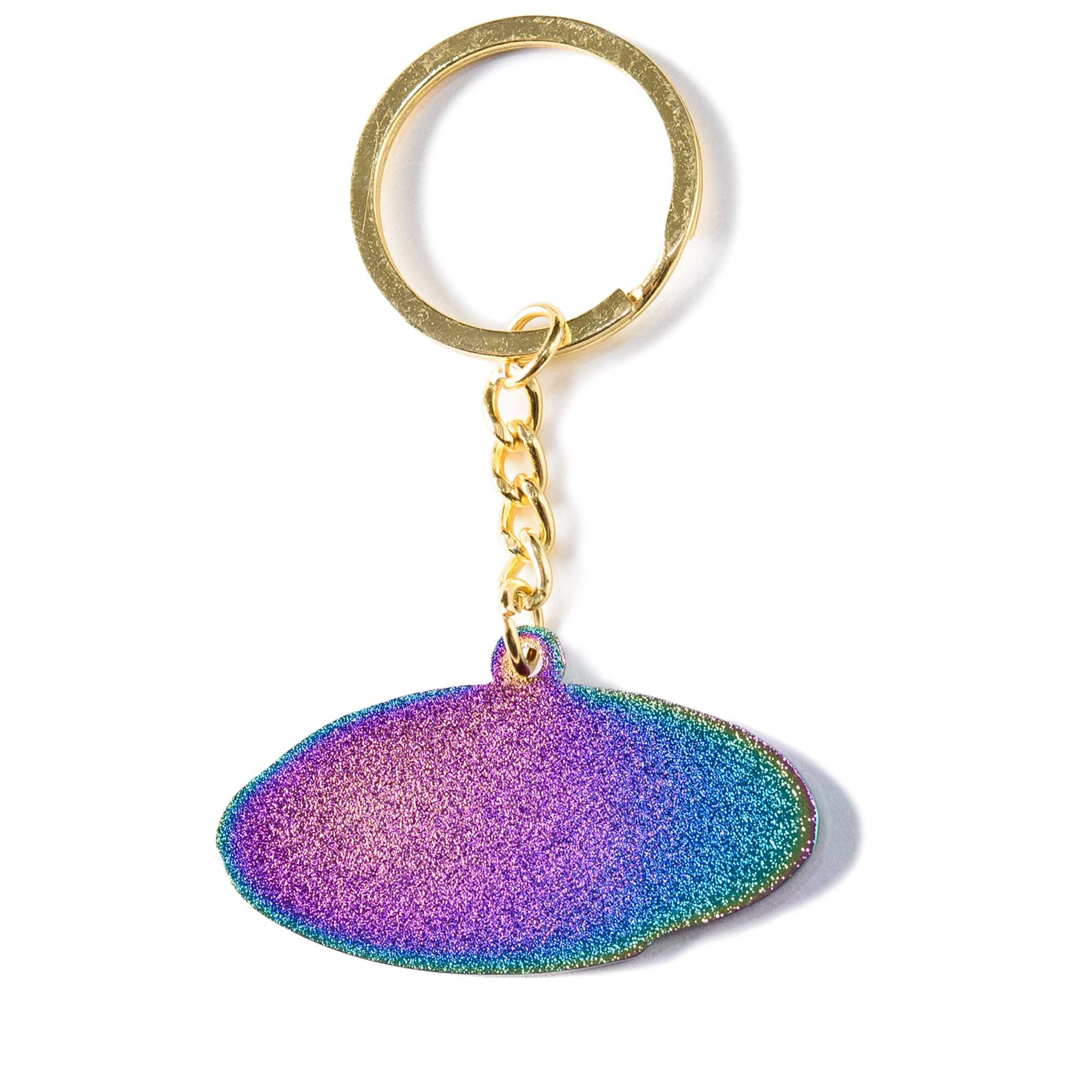 Always On Tour Spinner Keychain - Iridescent Metal Fidget Toy for Stress Relief, Perfect for Travel, Keys, Backpacks & Daily Carry Accessories