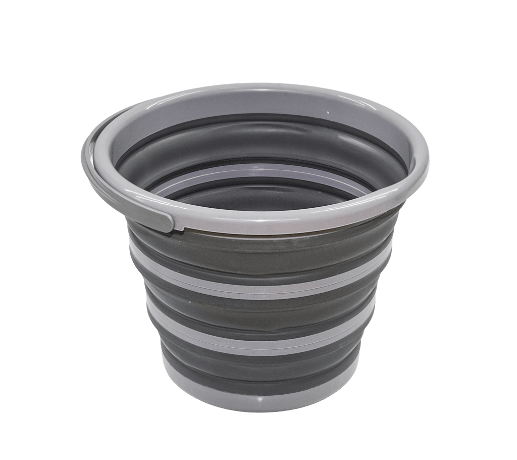 10L Collapsible Silicone Bucket - Portable Folding Water Container for Camping, Hiking, Fishing, Travel & Outdoor Adventures | Space-Saving Design for RV, Boat, Beach & Emergency Preparedness
