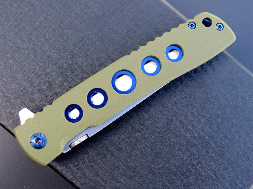 Eafengrow EF27 EDC Pocket Knife - Tactical Folding Knife with Stainless Steel Blade for Camping, Hiking, Survival & Outdoor Adventures