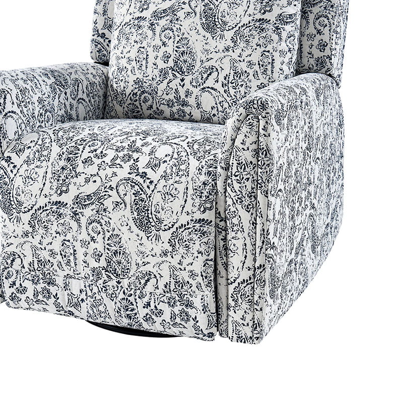 Alois Swivel Rocker Recliner Chair with Adjustable Headrest - Comfortable Living Room Furniture for Relaxing, Reading & Watching TV