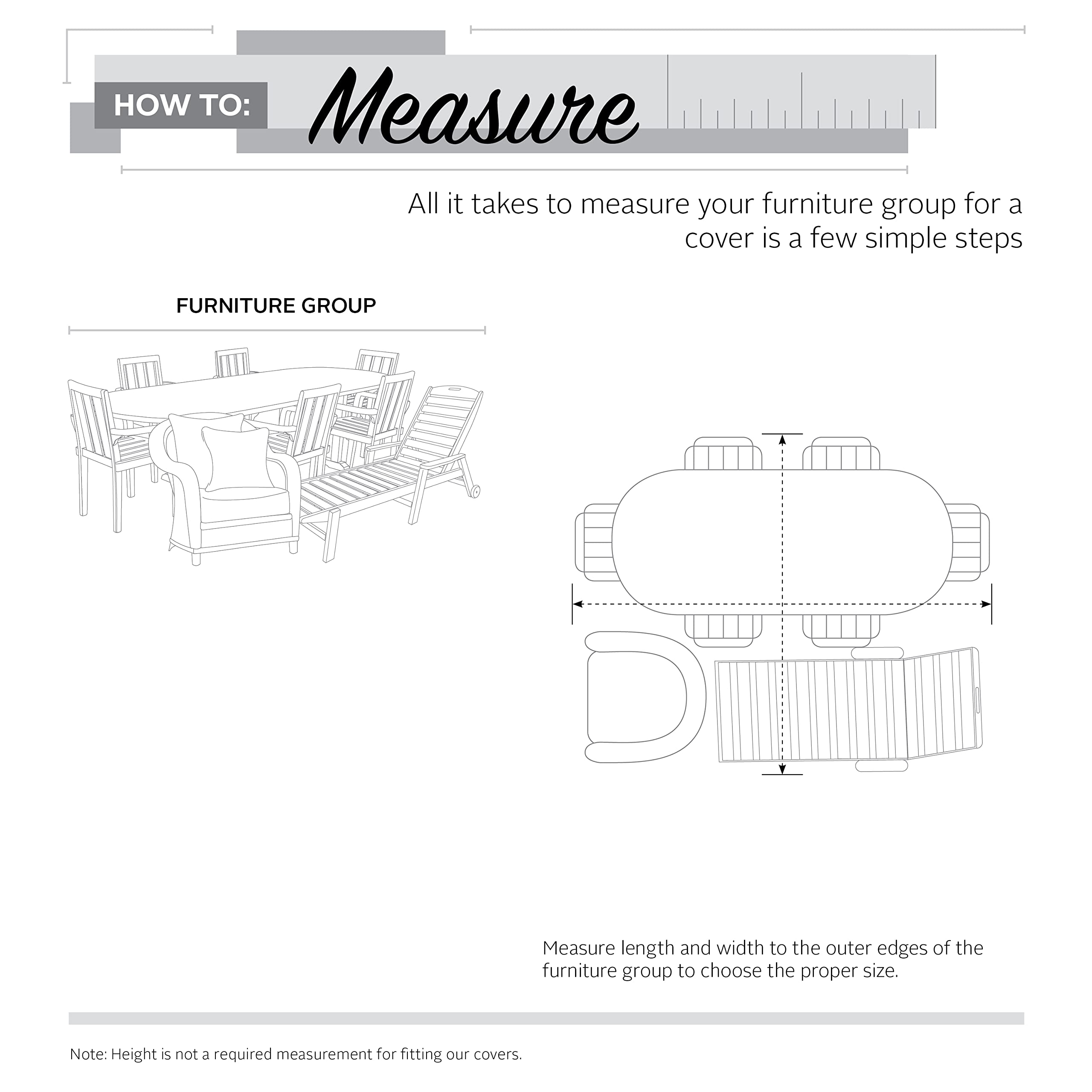 Classic Accessories Veranda 128-Inch Round Water-Resistant Patio Furniture Cover - Outdoor Protection for Chairs, Tables & Garden Furniture in All Weather Conditions