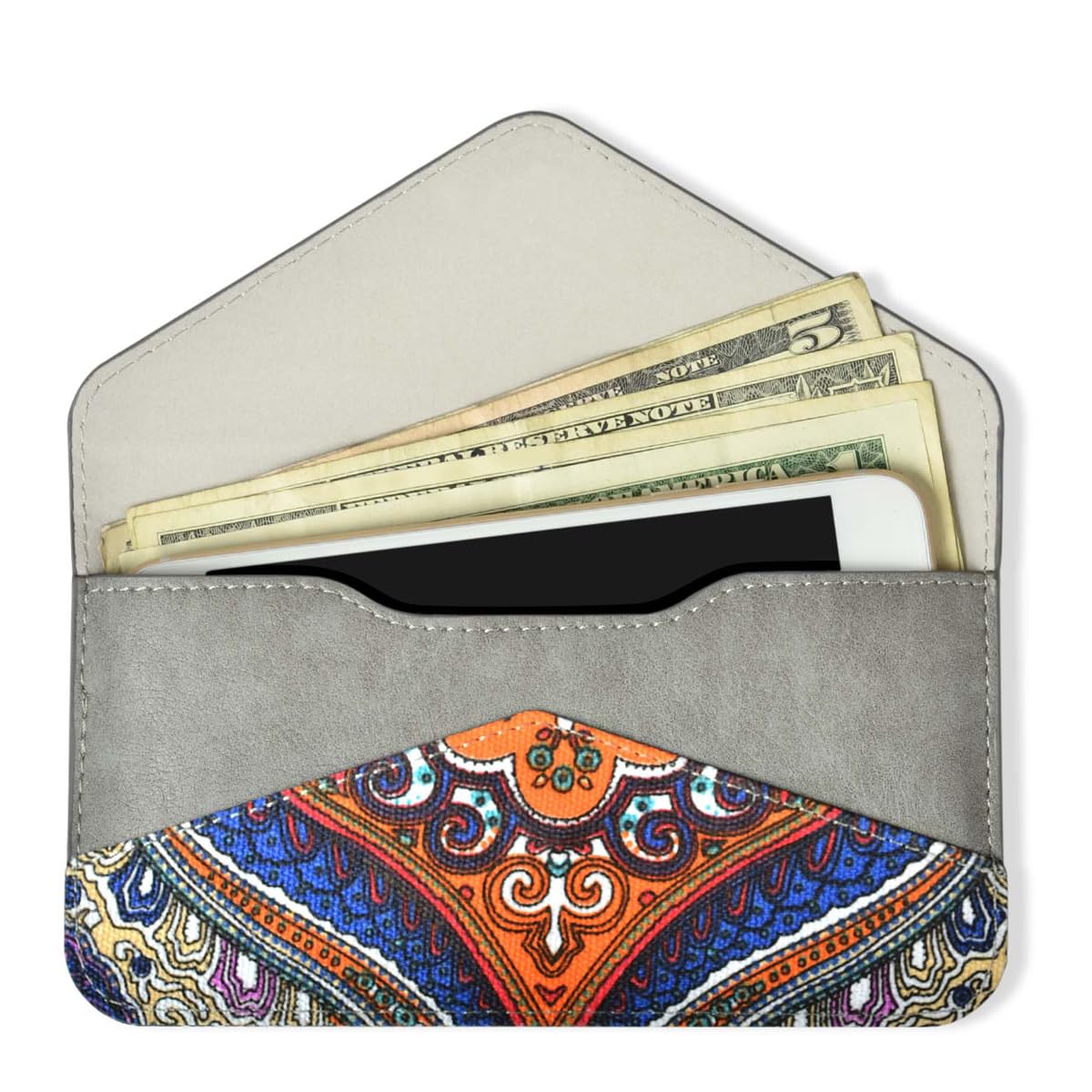 XEYOU Women's Slim RFID Blocking Credit Card Holder - Envelope Style Leather Wallet for Ladies with Cash Pocket | Perfect for Everyday Use, Travel & Gift Giving