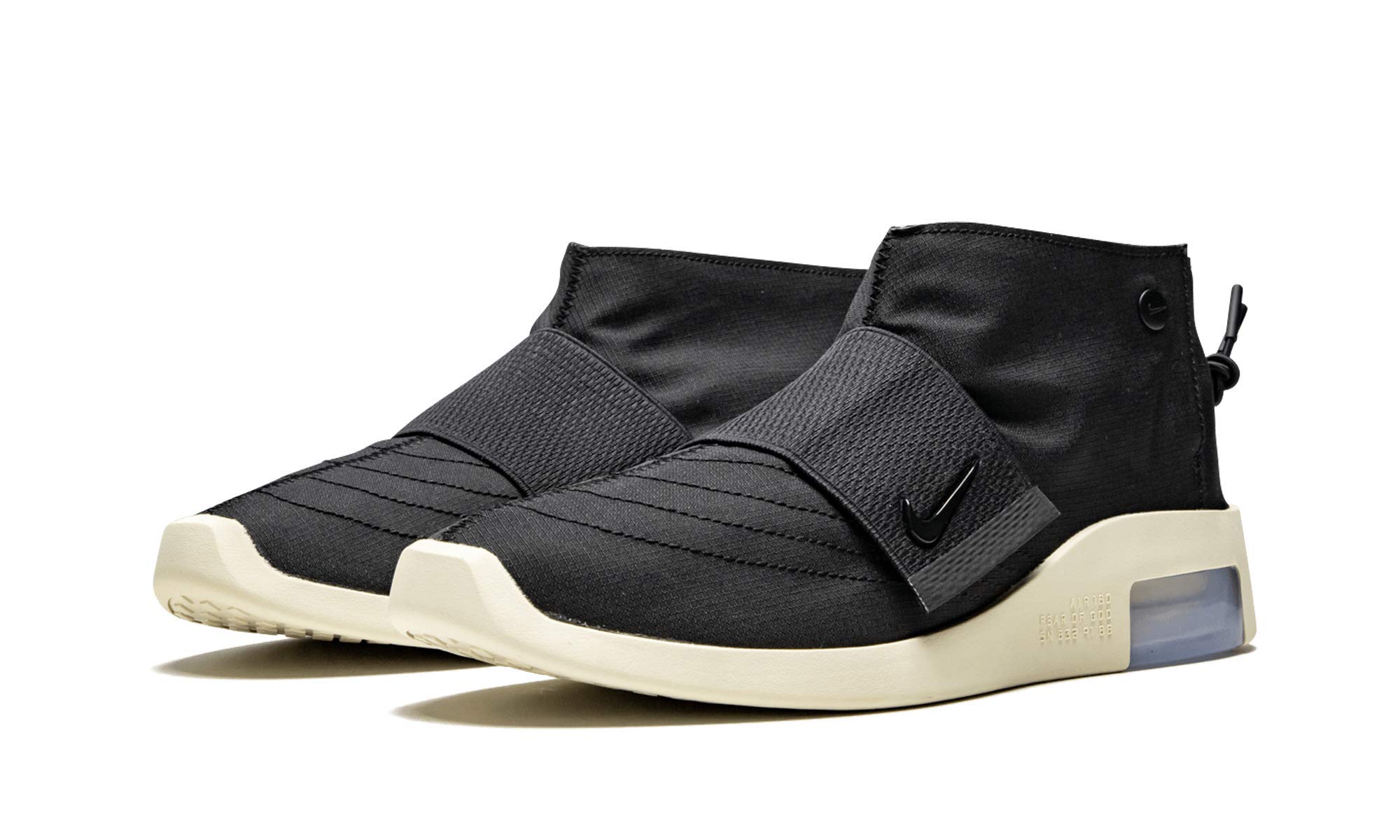 Nike Air Fear of God Moccasin Sneakers - Pure Platinum/Black - Men's Comfortable Slip-On Shoes for Casual Wear & Street Style Fashion