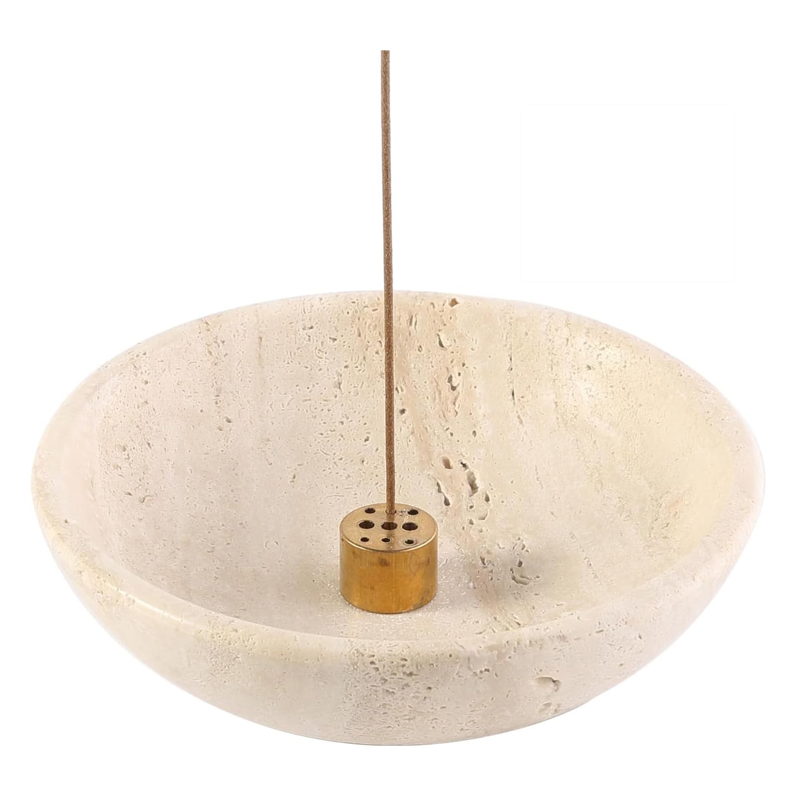 Premium Italian Travertine Incense Holder - 6