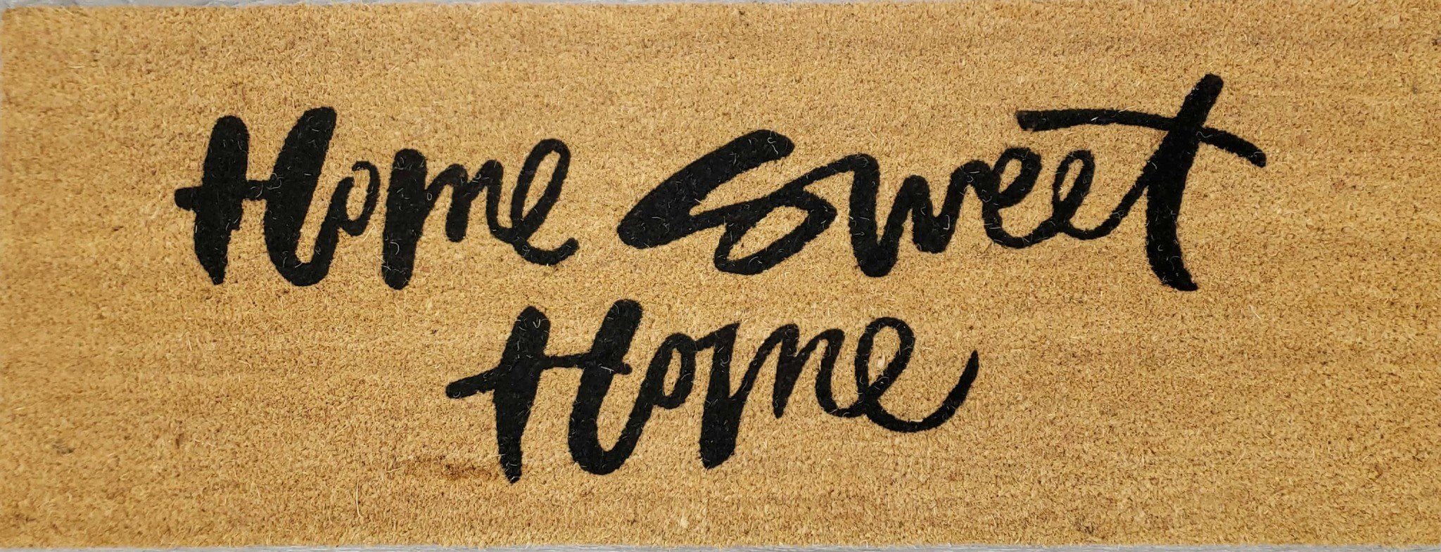 18 x 48 Non-Slip Outdoor Door Mat with HOME SWEET HOME Design - Waterproof Entryway Rug for Front Porch, Patio, and Garage Use