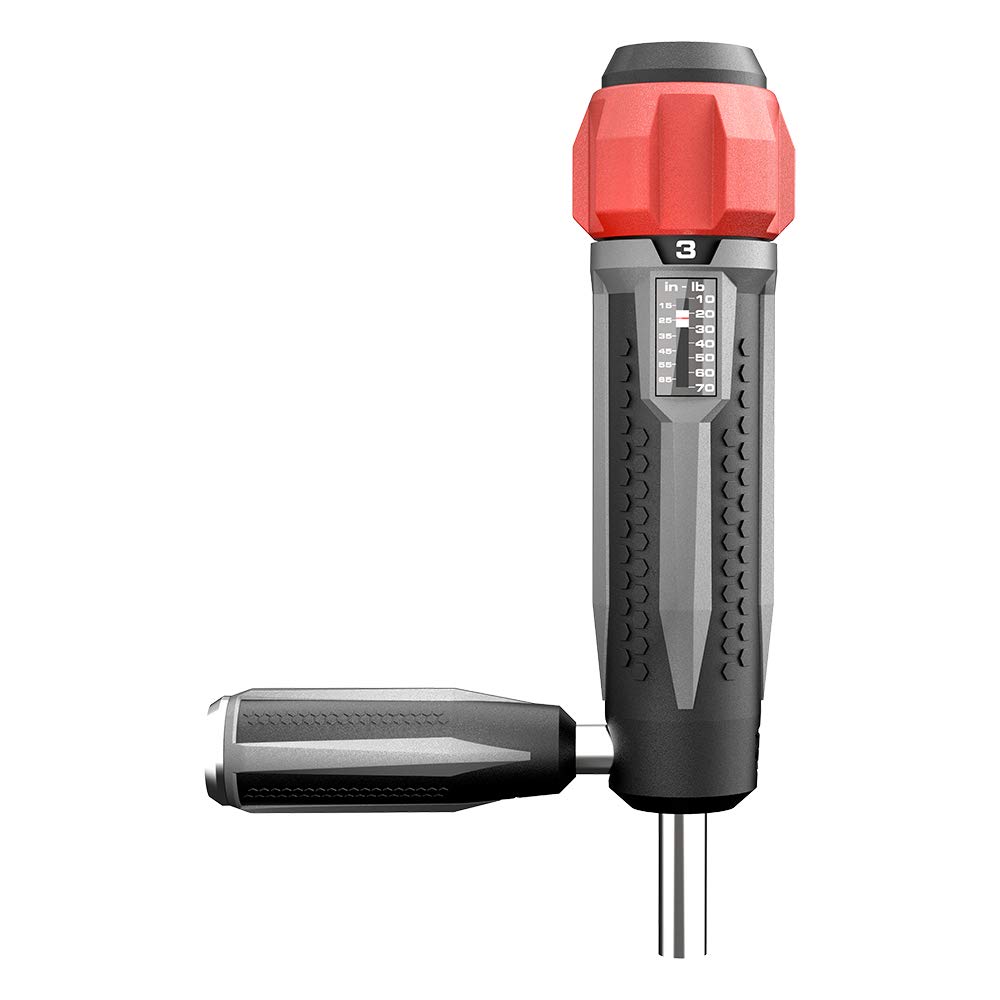 Real Avid Gunsmithing Torque Wrench Kit - All-in-One Torque Driver Tool with Screwdriver Bit Set & Precise 1 Inch/Pound Settings for Scope Mounting | Premium Gunsmith Kit for Rifle, Pistol & Firearm Maintenance | Perfect for Hunting, Shooting Range & Gunsmithing Projects