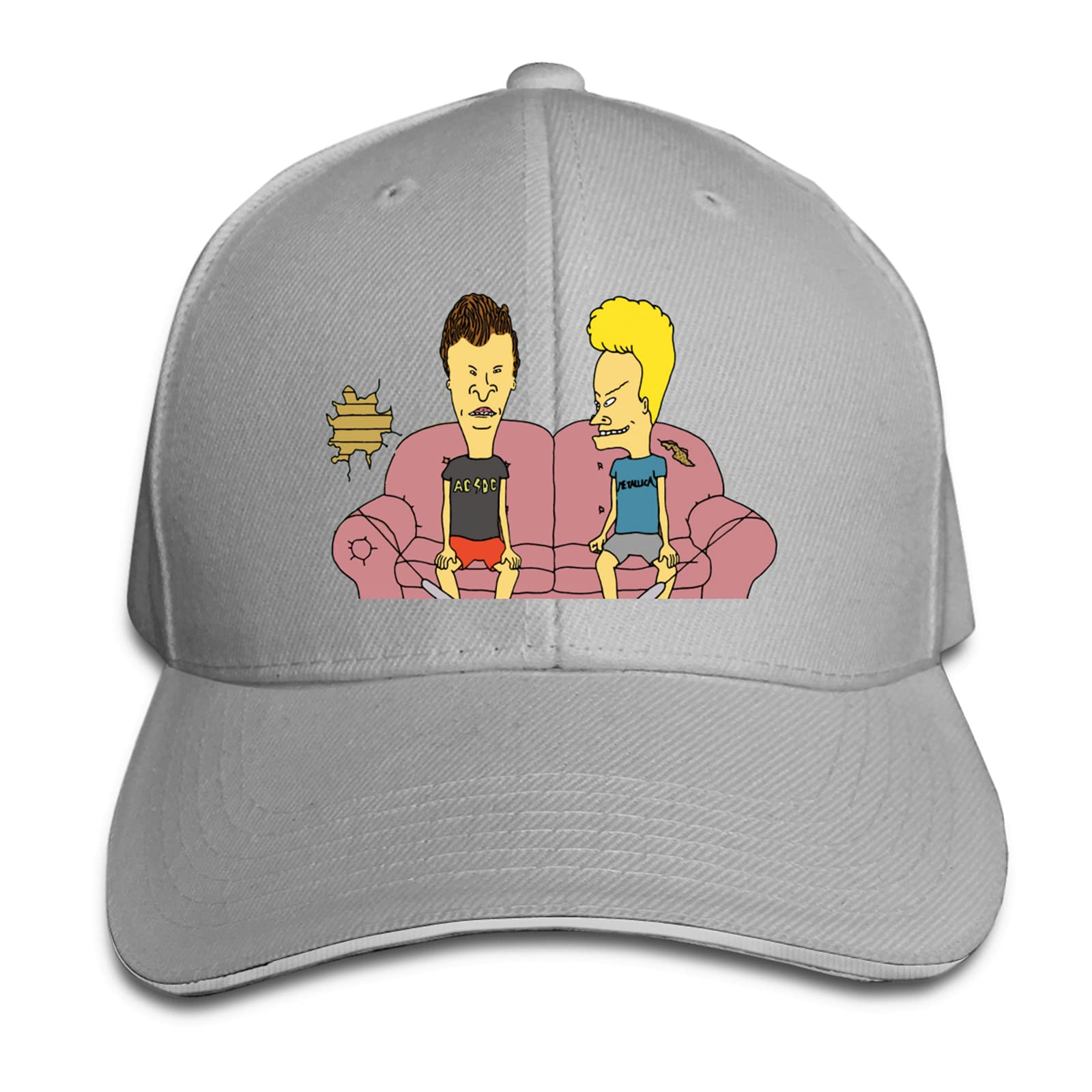 Beavis and Butt-Head Baseball Cap - Unisex Adjustable Washed Cotton Denim Hat for Men & Women | Casual Streetwear, Music Festival, Retro Fashion Accessory