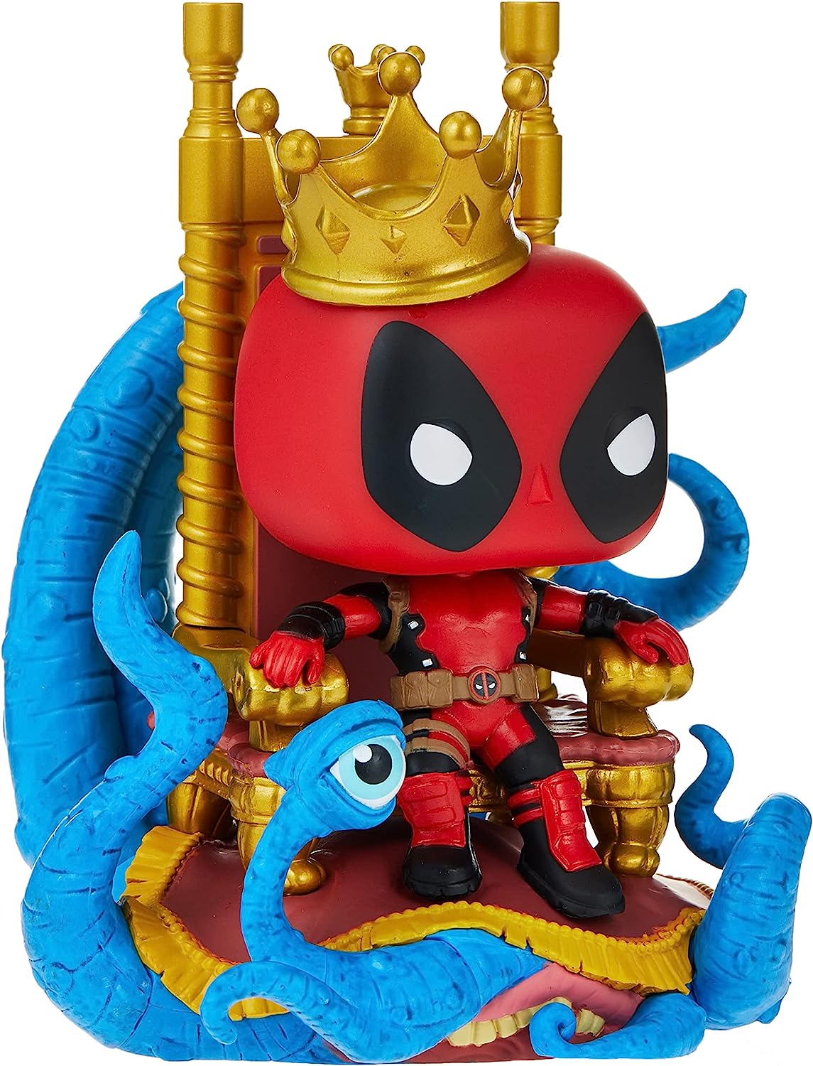 Deadpool Deluxe King Deadpool Action Figure (PX Previews Exclusive #724) - Collectible Marvel Superhero Toy for Display & Gifts