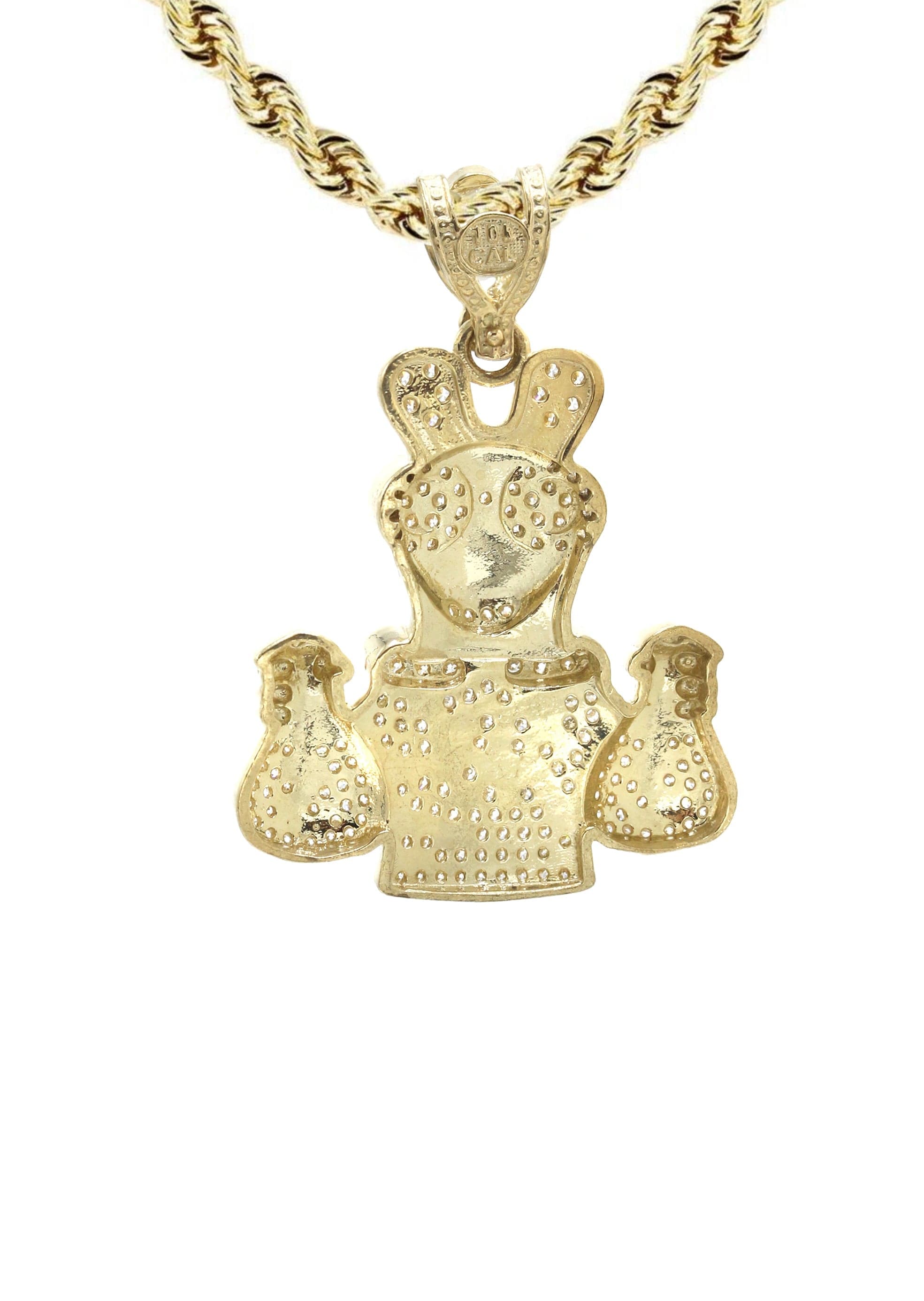 10K Yellow Gold Ace of Spades Pendant Necklace - 18 Grams | Elegant Jewelry Gift for Women, Men | Perfect for Parties, Anniversaries & Special Occasions