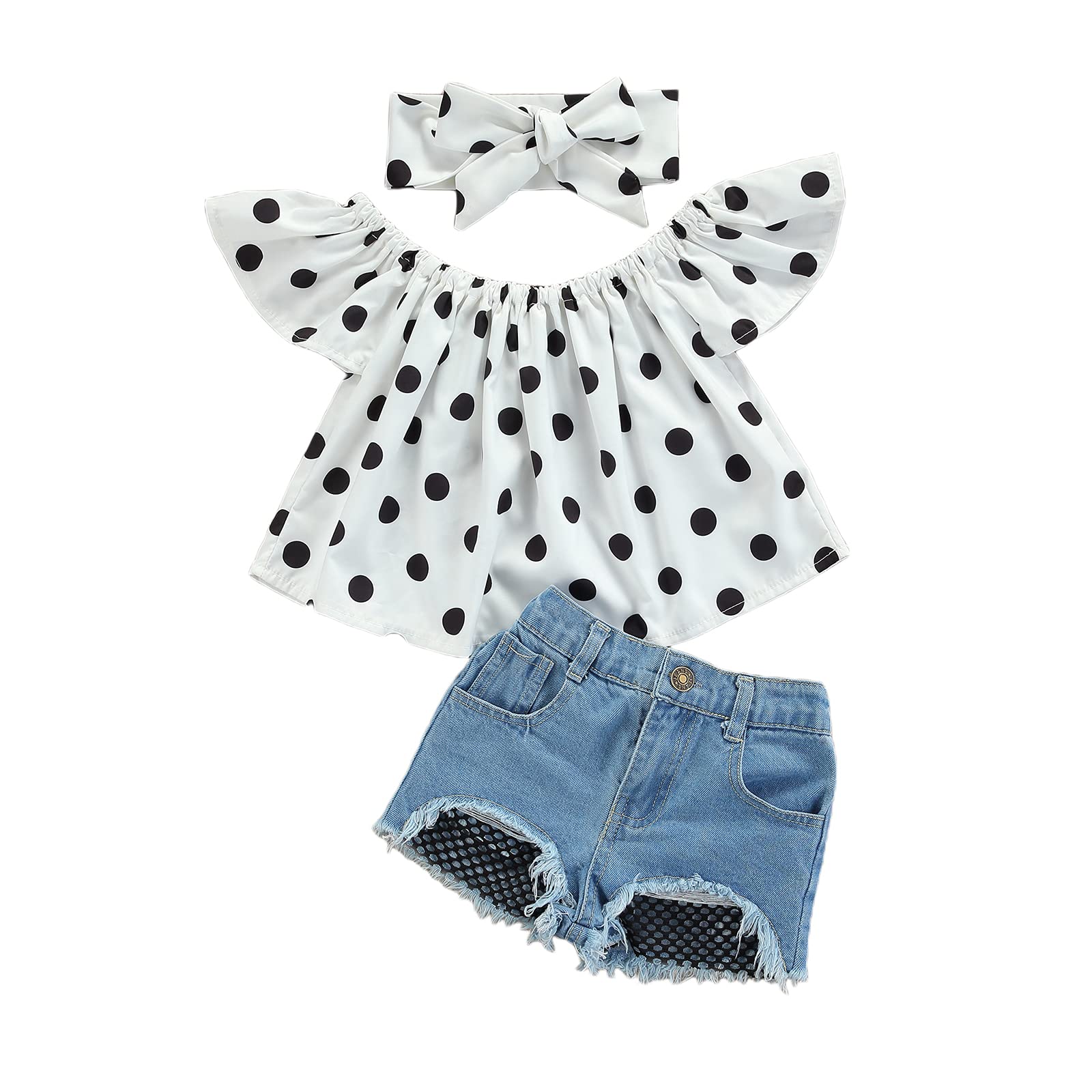 Adorable Toddler Girl Outfits - Sleeveless Top & Shorts Set | Summer Clothes for Baby Girls | Perfect for Playdates, Beach Trips & Outdoor Adventures