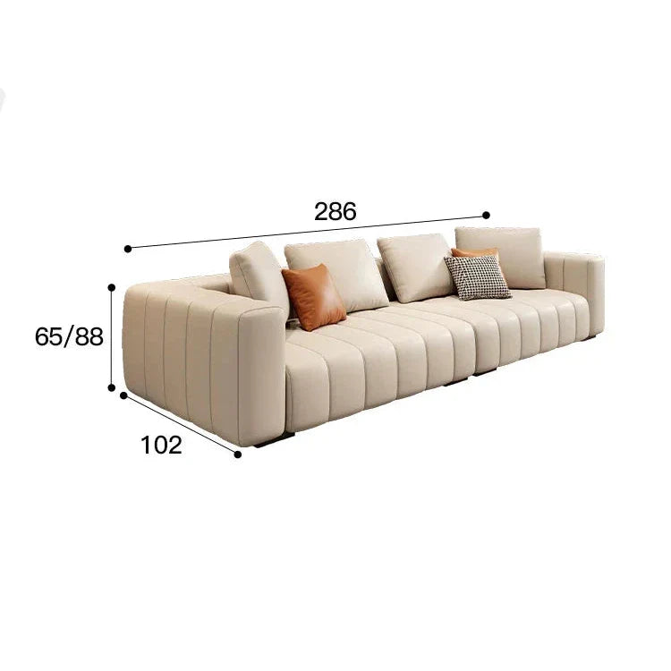 Luxury Modular Sectional Leather Sofa – Premium Comfort, Timeless Design & Durable Quality for Living Room, Home Theater & Office Lounge