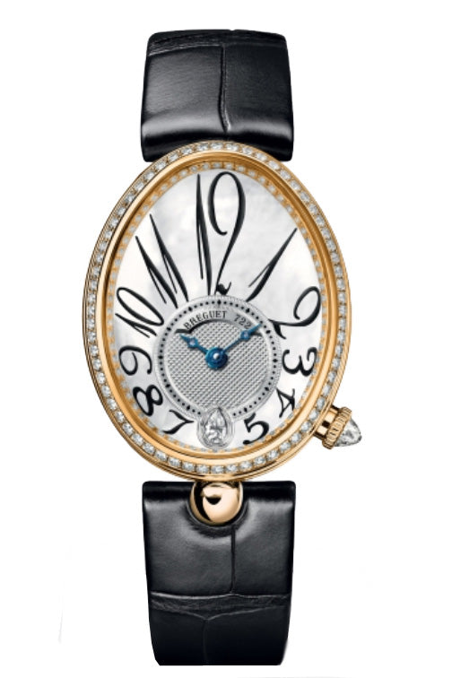 Breguet Reine De Naples 8918 18K Yellow Gold Diamond Ladies Watch - Luxury Women's Timepiece for Elegant Occasions & Formal Events