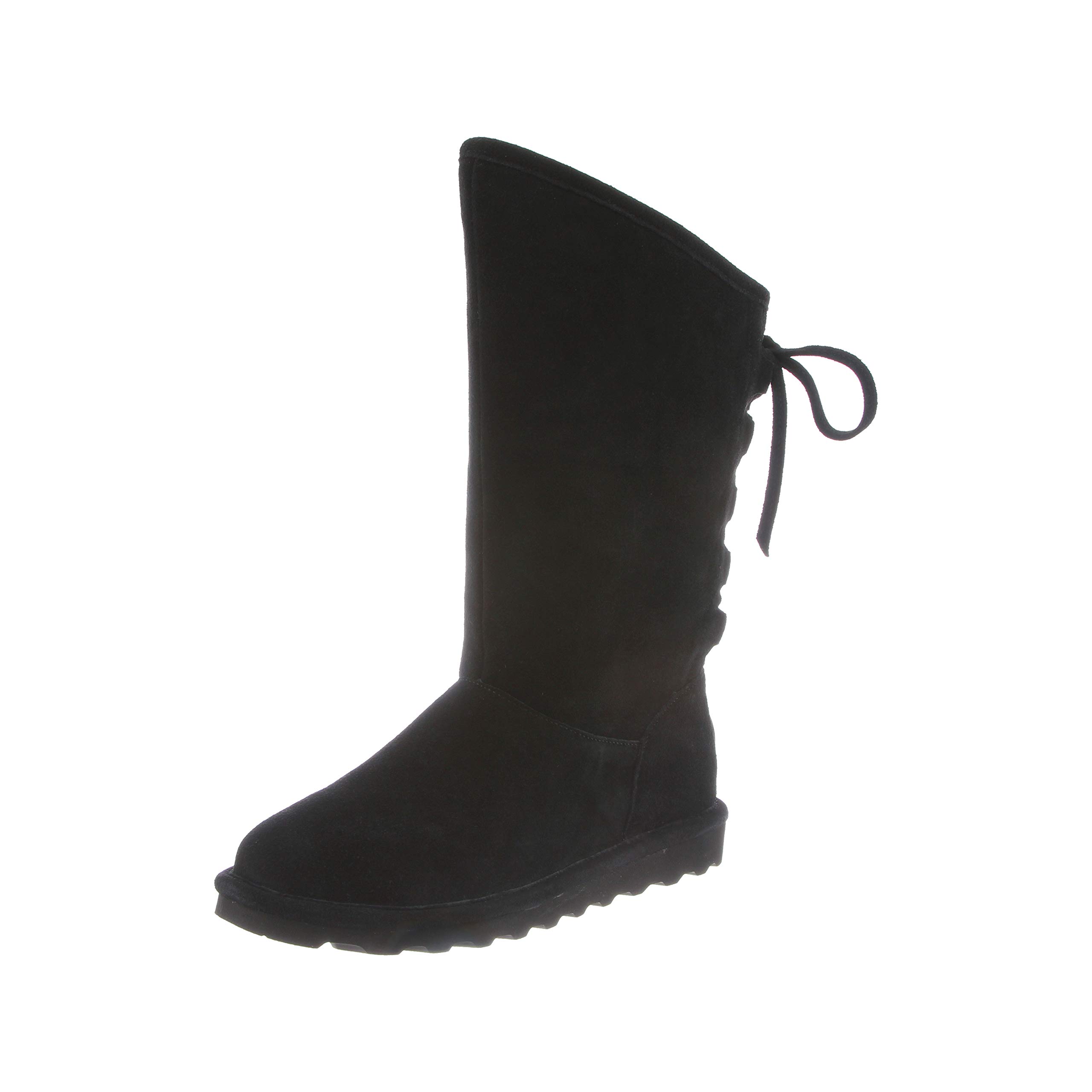 BEARPAW Women's Phylly Slip-On Winter Boots - Classic Suede Ankle Boots in Multiple Colors | Warm & Comfortable Snow Boots for Casual Outings, Winter Walks & Outdoor Activities