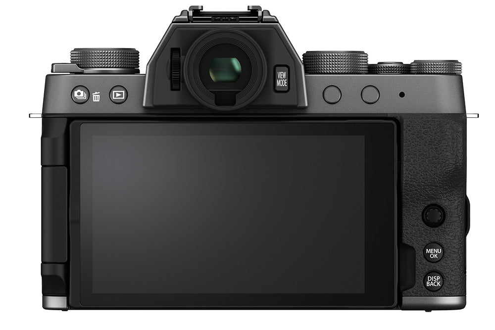 FUJIFILM X-T200 Mirrorless Digital Camera Body Only - Dark Silver | 26.1MP APS-C Sensor | 4K Video | 3.5