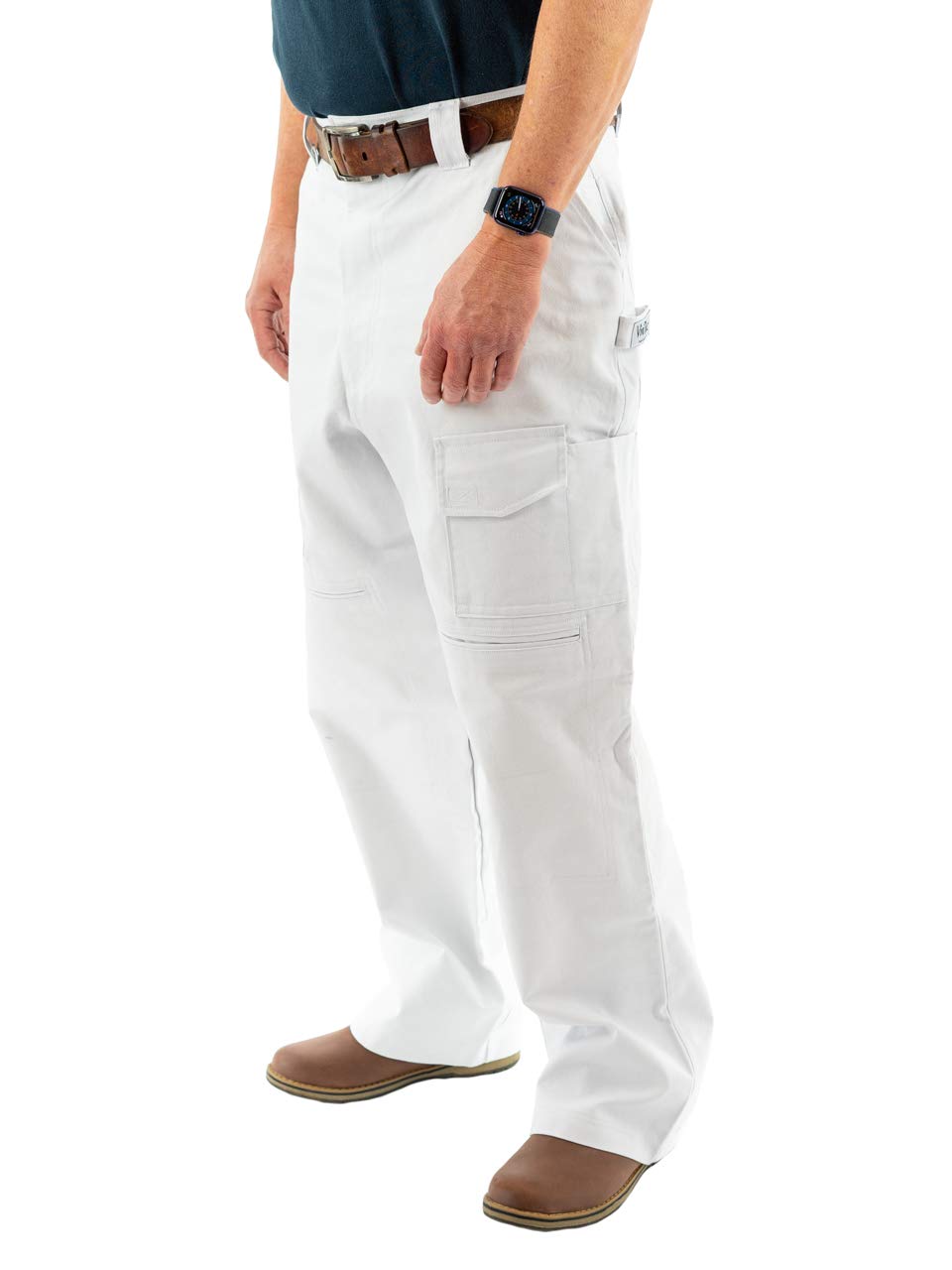 ViviTech - Durable Cotton Canvas Utility Work Pants with Reinforced Knee Pads - Heavy Duty Workwear for Construction, Carpentry & Outdoor Jobs - Perfect for Tough Work Environments & DIY Projects