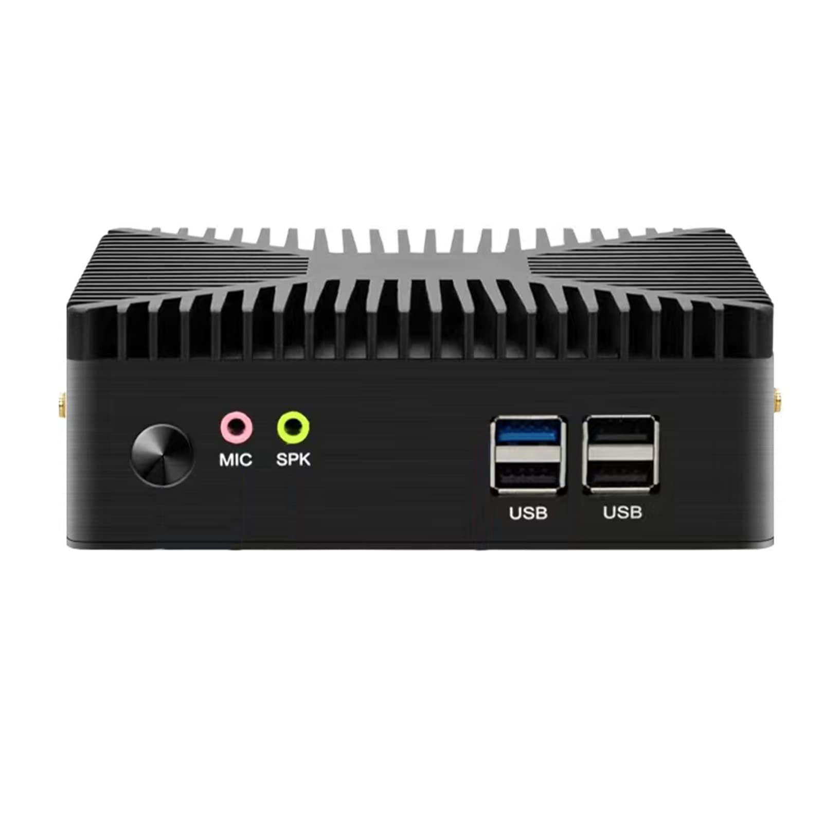 Mini Gaming PC Plug & Play - Intel J1800, 2TB HDD, 4GB RAM, Retro Portable, DC 12V, HD Graphics, Black | Compact Gaming Computer for Home, Office & Travel
