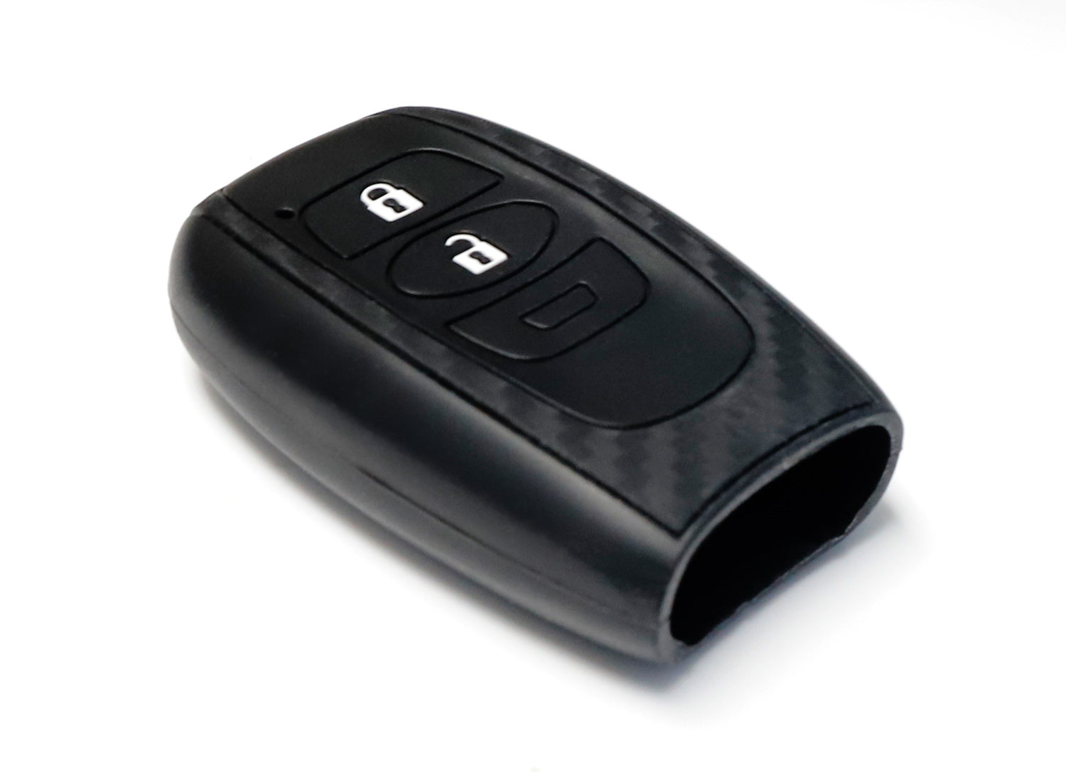 Premium Carbon Fiber Soft Silicone Key Fob Cover for Subaru BRZ, Legacy, Outback, XV Crosstrek - Durable Protection & Stylish Accessory for Car Keys (Perfect for Daily Use & Gift Giving)