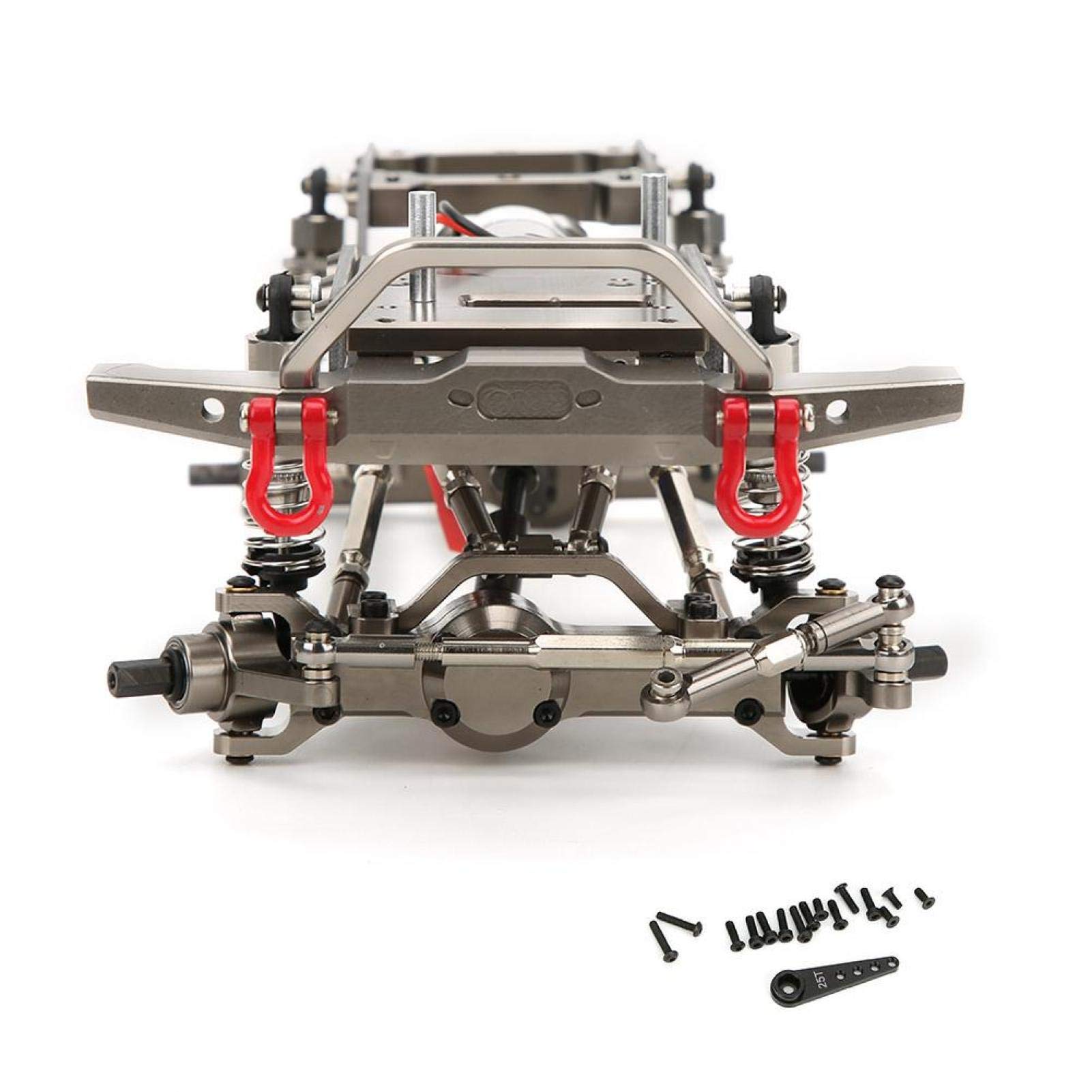 1/16 Scale Metal RC Car Chassis Frame Kit - Compatible with WPL C14 & C24 Models - Durable Off-Road Upgrade for Crawler & Racing RC Vehicles | DIY RC Projects | Perfect for Backyard Crawling, Trail Adventures & RC Competitions