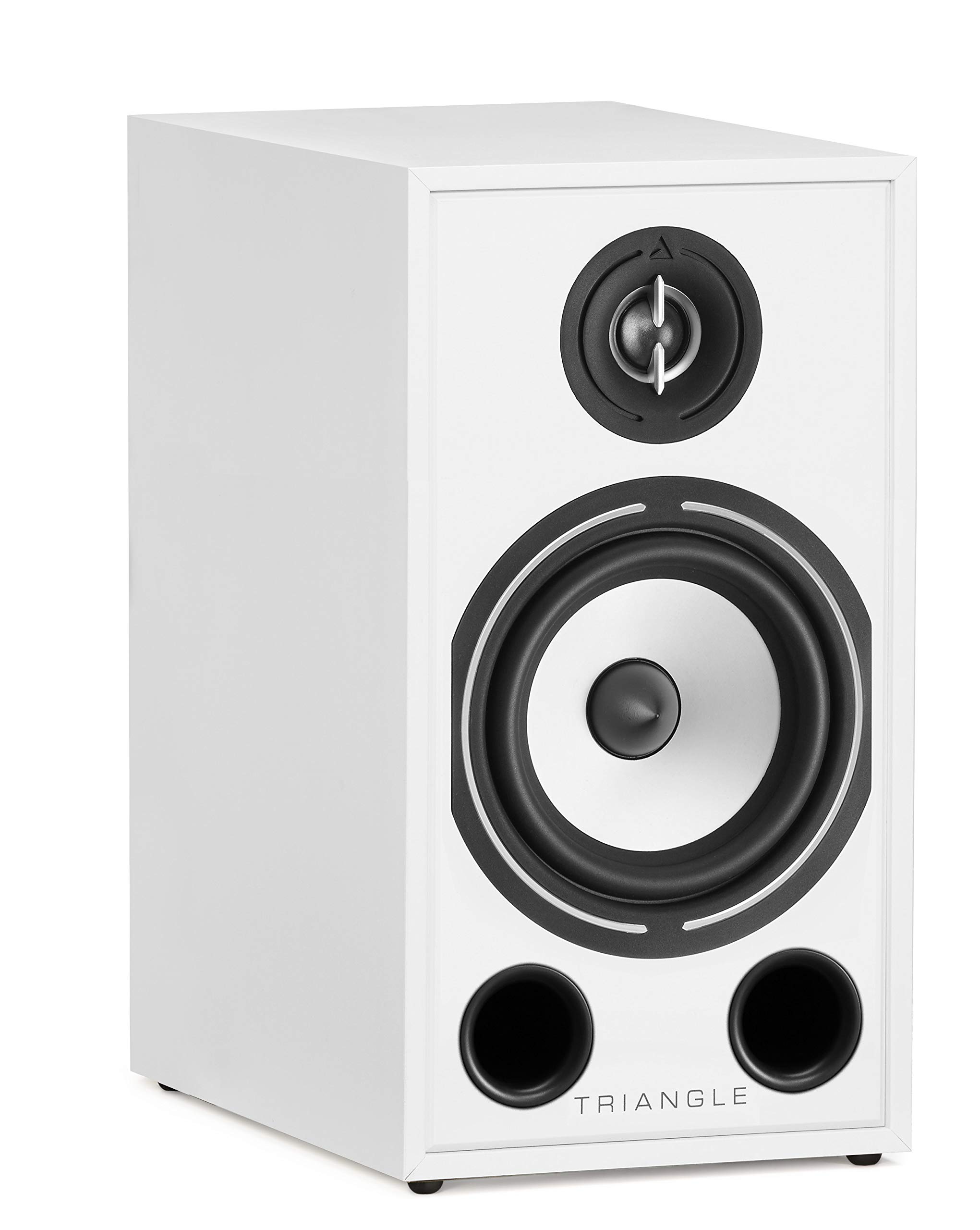 Triangle Borea BR03 Hi-Fi Bookshelf Speakers - Premium Sound Quality, White (Pair) - Perfect for Home Theater, Music Listening & Audiophile Setups