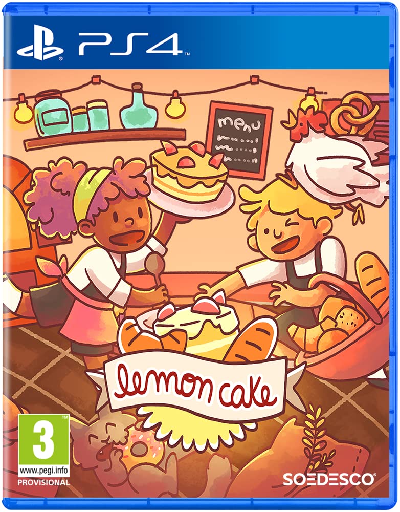 Delicious Lemon Cake for PS4 - Sweet Gaming Snack for Parties & Late-Night Gaming Sessions