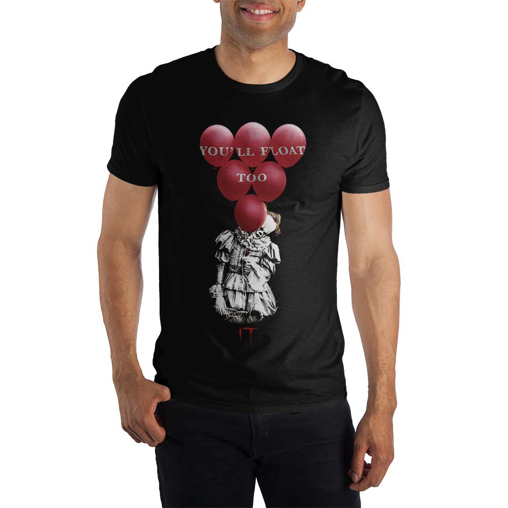 Red Balloons Black T-Shirt for Men & Women | Soft Cotton Graphic Tee | Casual Streetwear & Festival Outfit