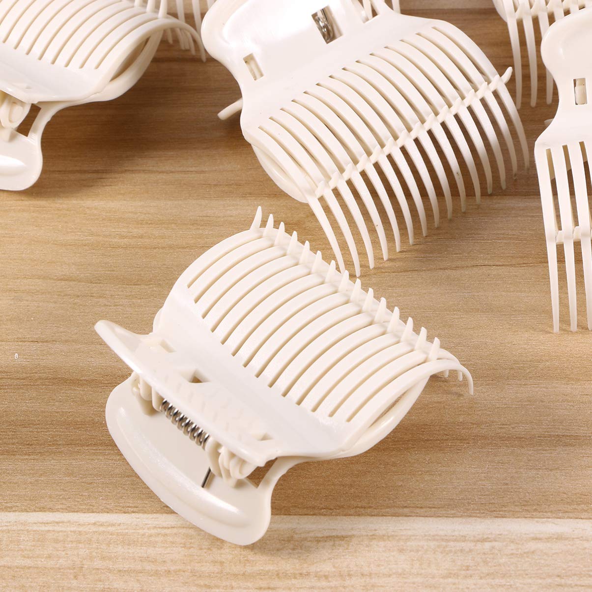 Minkissy Hot Roller Clips - 12pcs High Temperature Hair Curler Claw Clips for Perm, Dye & Salon Use - Durable Replacement Hair Accessories for Styling & Daily Hair Care