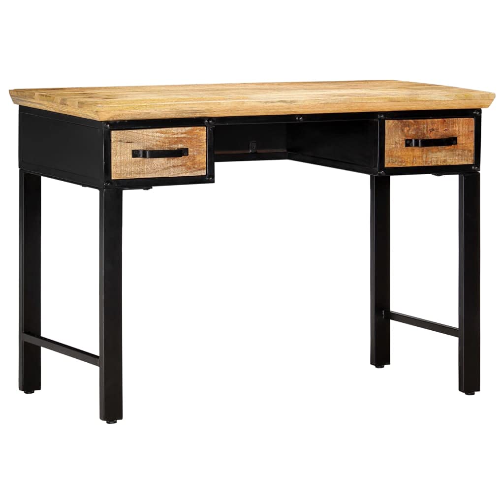 Compact Mango Wood Desk 43