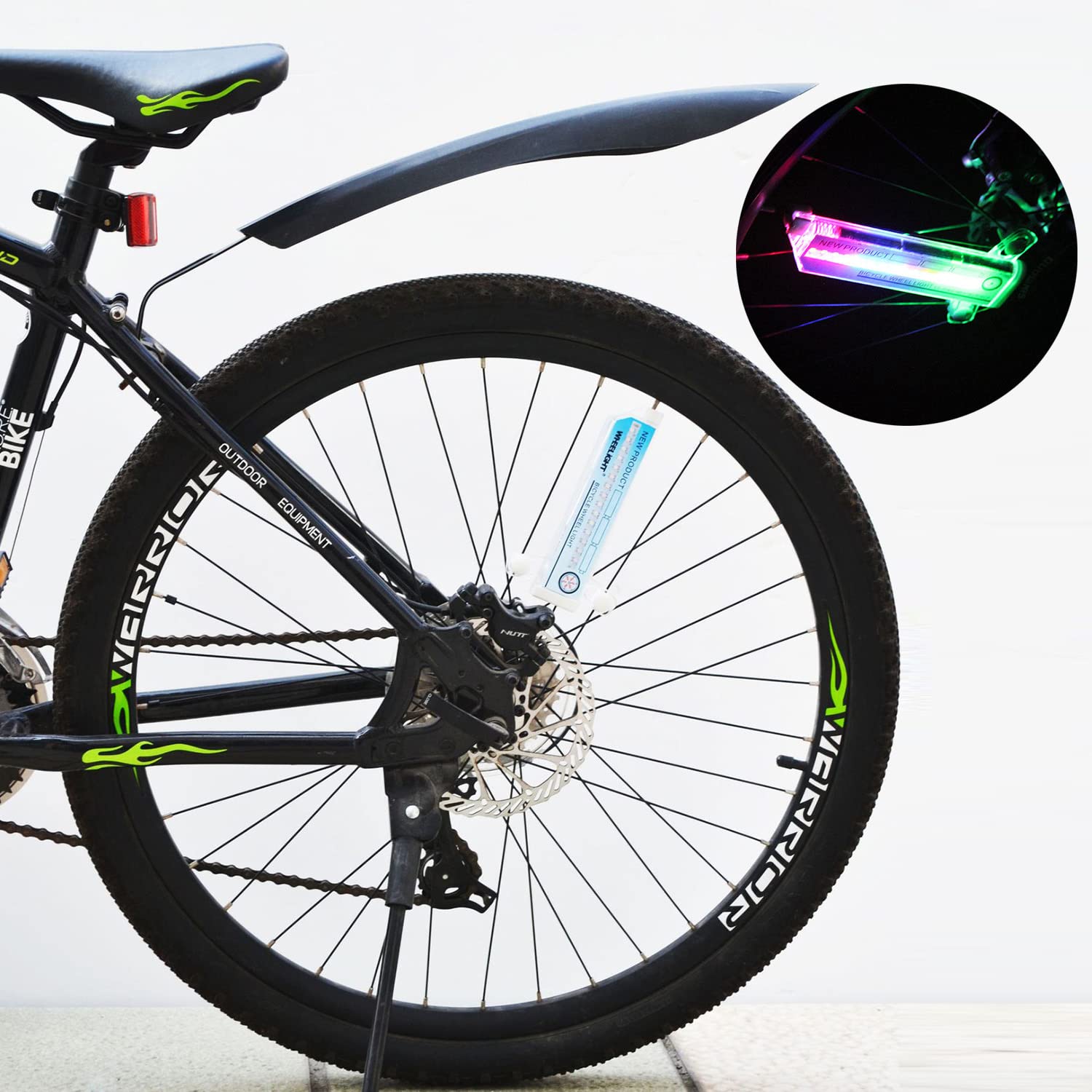 Best Bike Wheel Lights for Night Riding - LED Spoke Lights for Safety & Fun - Waterproof & Easy to Install - Perfect for Cycling, Commuting, and Outdoor Adventures