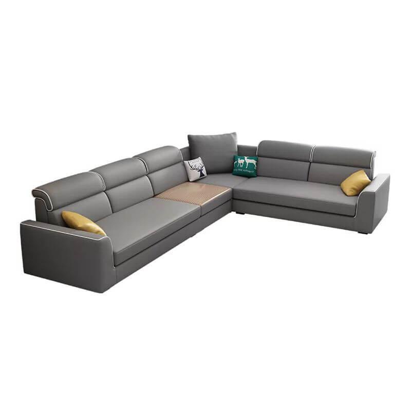 Modern Modular Sectional Sofa - Nordic Style Corner Couch with Armrests for Living Room, Lounge & Small Spaces - Comfortable & Stylish Home Furniture