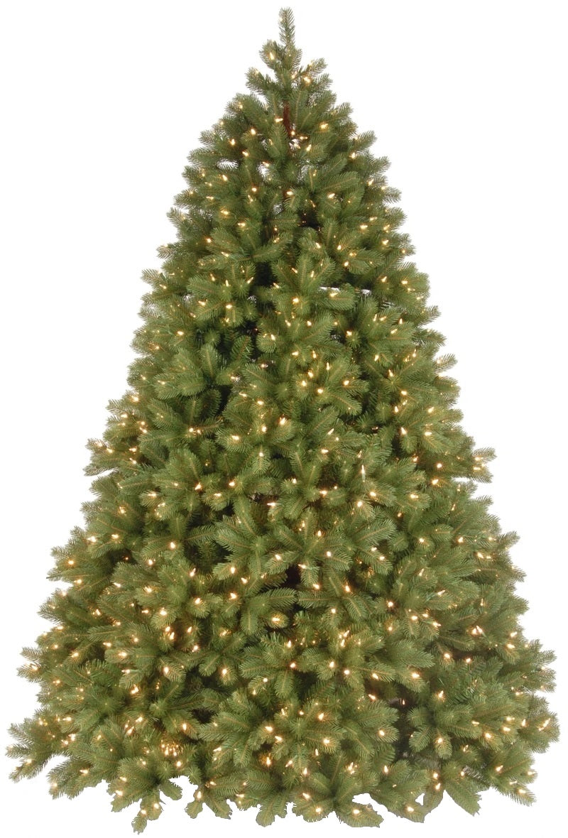 7.5-Foot Colorado Fir Deluxe PowerConnect™ Pre-Lit Artificial Christmas Tree with 800 LED Lights - Perfect for Home, Office, and Holiday Decorations