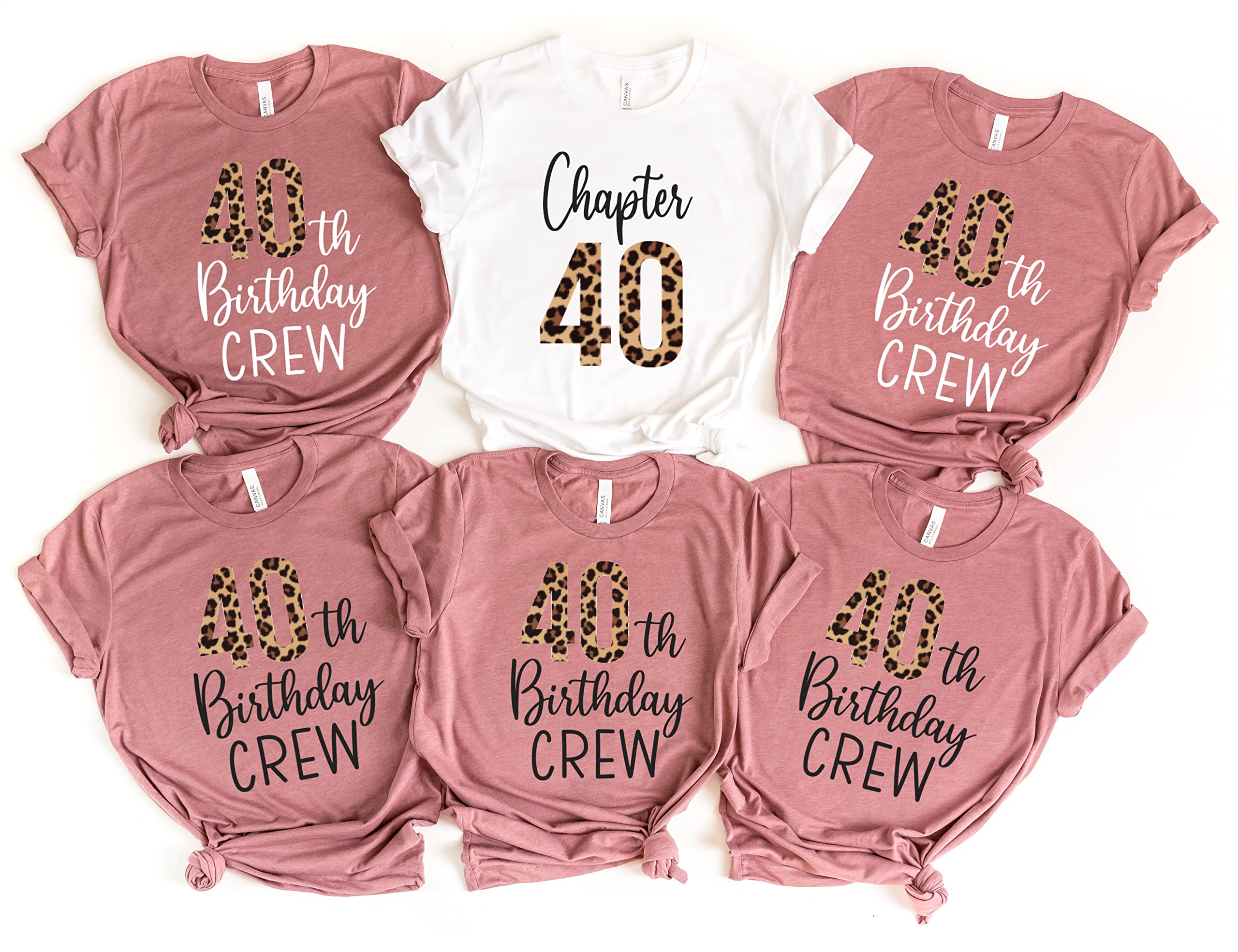 40th Birthday Shirt for Women - Funny & Cute 40th Birthday Party Outfit - Matching Squad T-Shirts - Perfect 40th Birthday Gift Idea - Great for Birthday Parties, Girls' Night Out & Celebrations