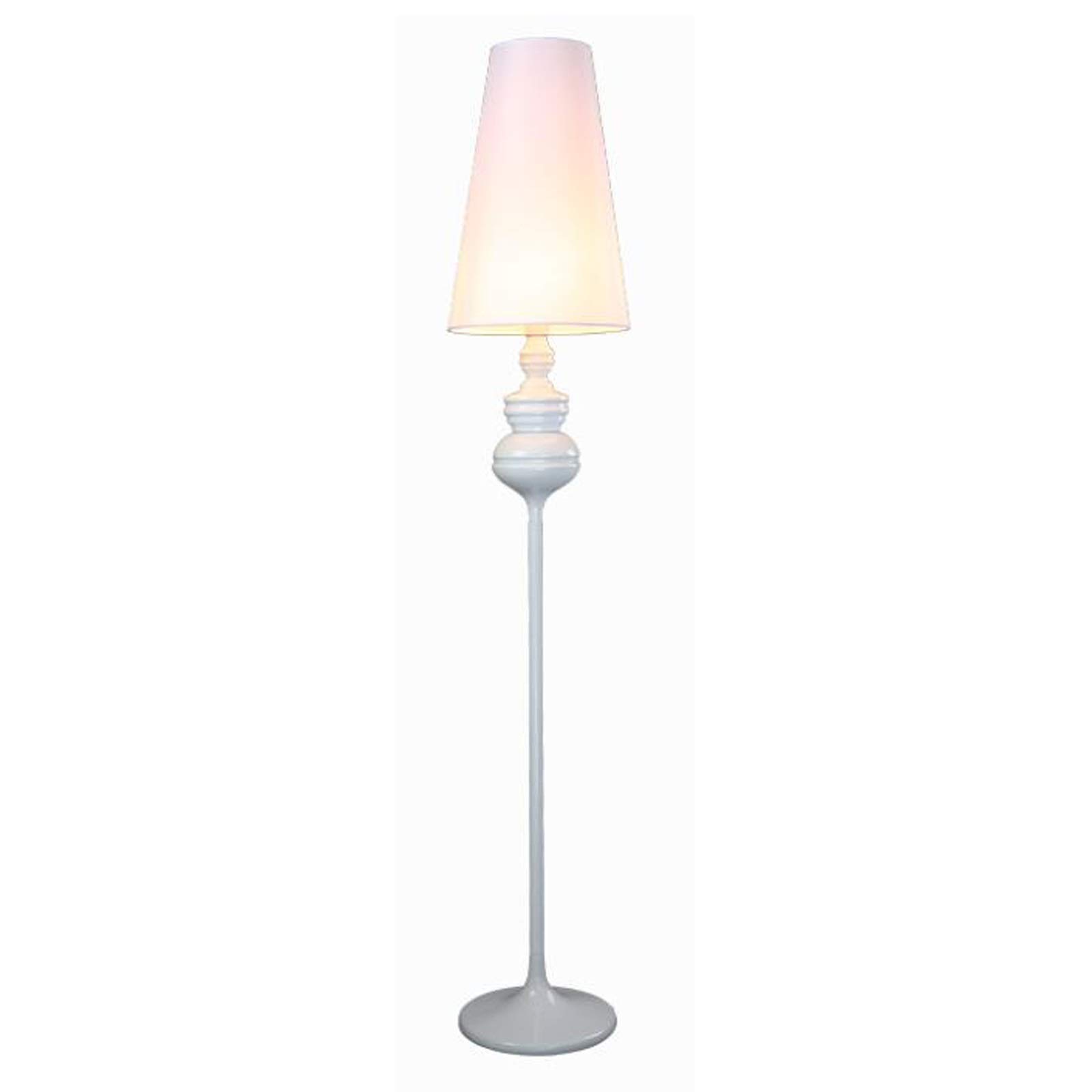 Modern European Floor Lamp with Double Gourd Tapered Drum Shade - 66.9