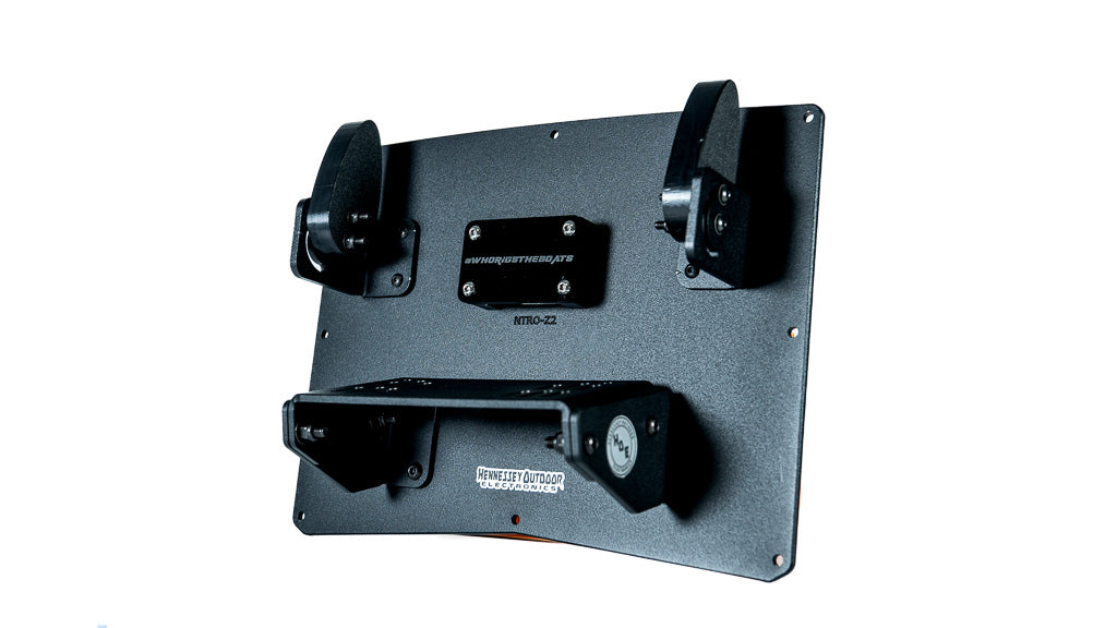 H.O.E. Dual Console Mount System for Nitro Z18 & Z21 Boats (2020+) - Perfect for Fishing Rod Holders & Electronics Installation