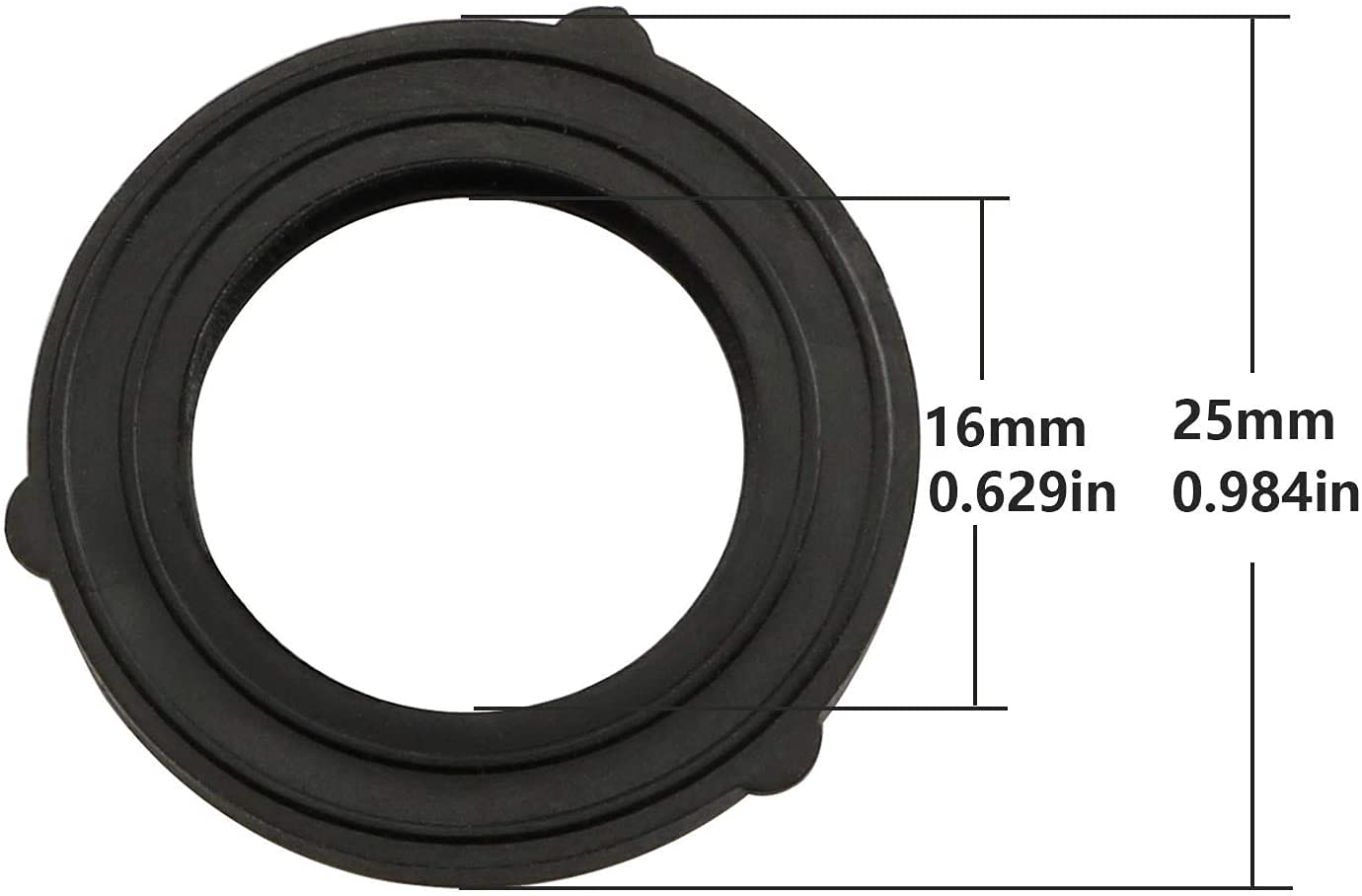 20PCS Flat Rubber Garden Hose Washers - Leak-Proof Seal Gasket for Shower, Faucet & Spray Nozzles - Perfect for Outdoor Watering, Car Washing & Garden Maintenance