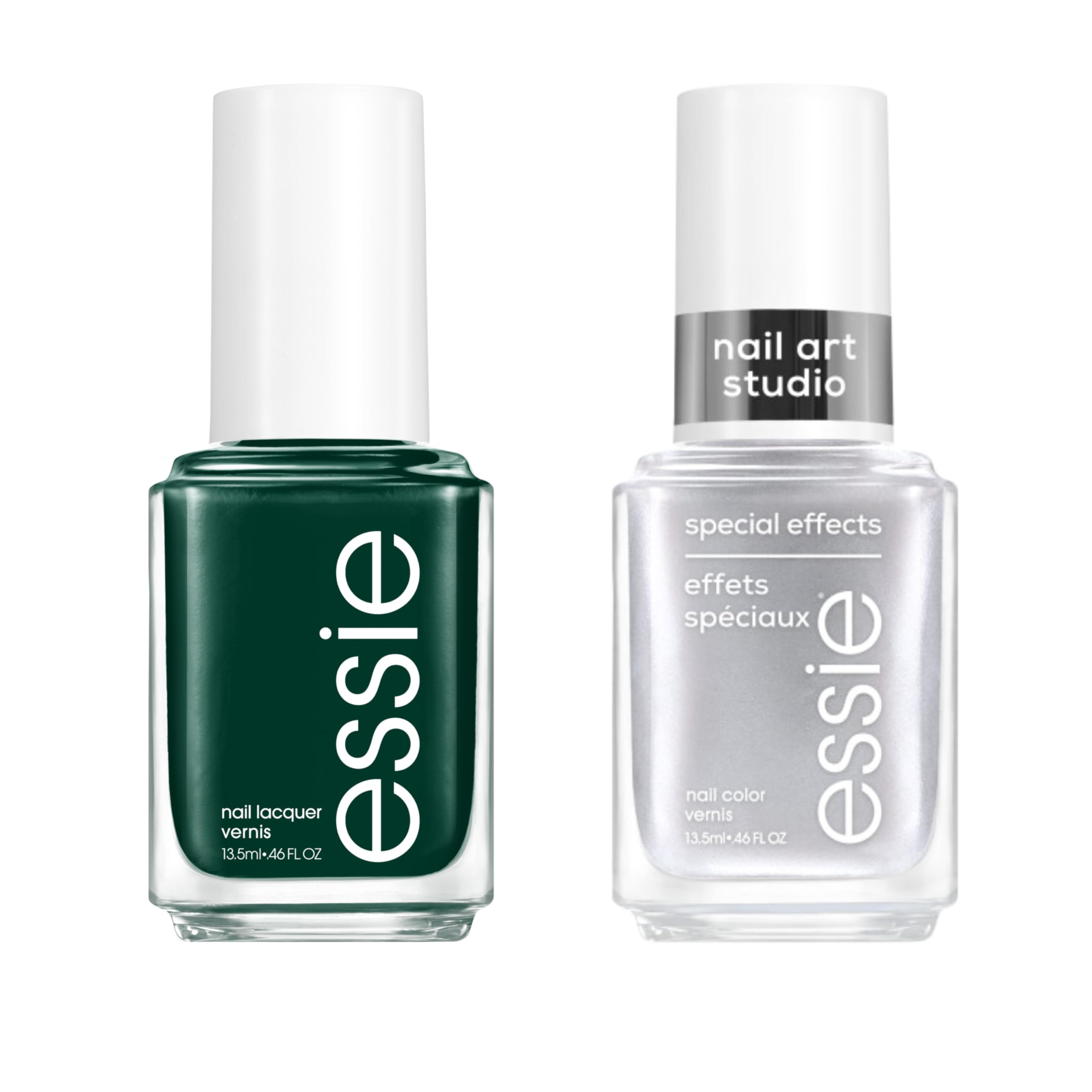 Essie Vegan Nail Polish Holiday Gift Set - 2 Piece Kit with Long-Lasting Formula | Perfect for Christmas Gifts & Winter Nail Art