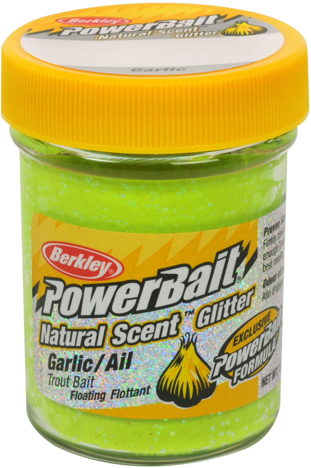 Berkley PowerBait Natural Glitter Trout Fishing Dough Bait - Realistic Scent & Attractant for Freshwater Trout Fishing - Perfect for Lakes, Rivers, and Streams