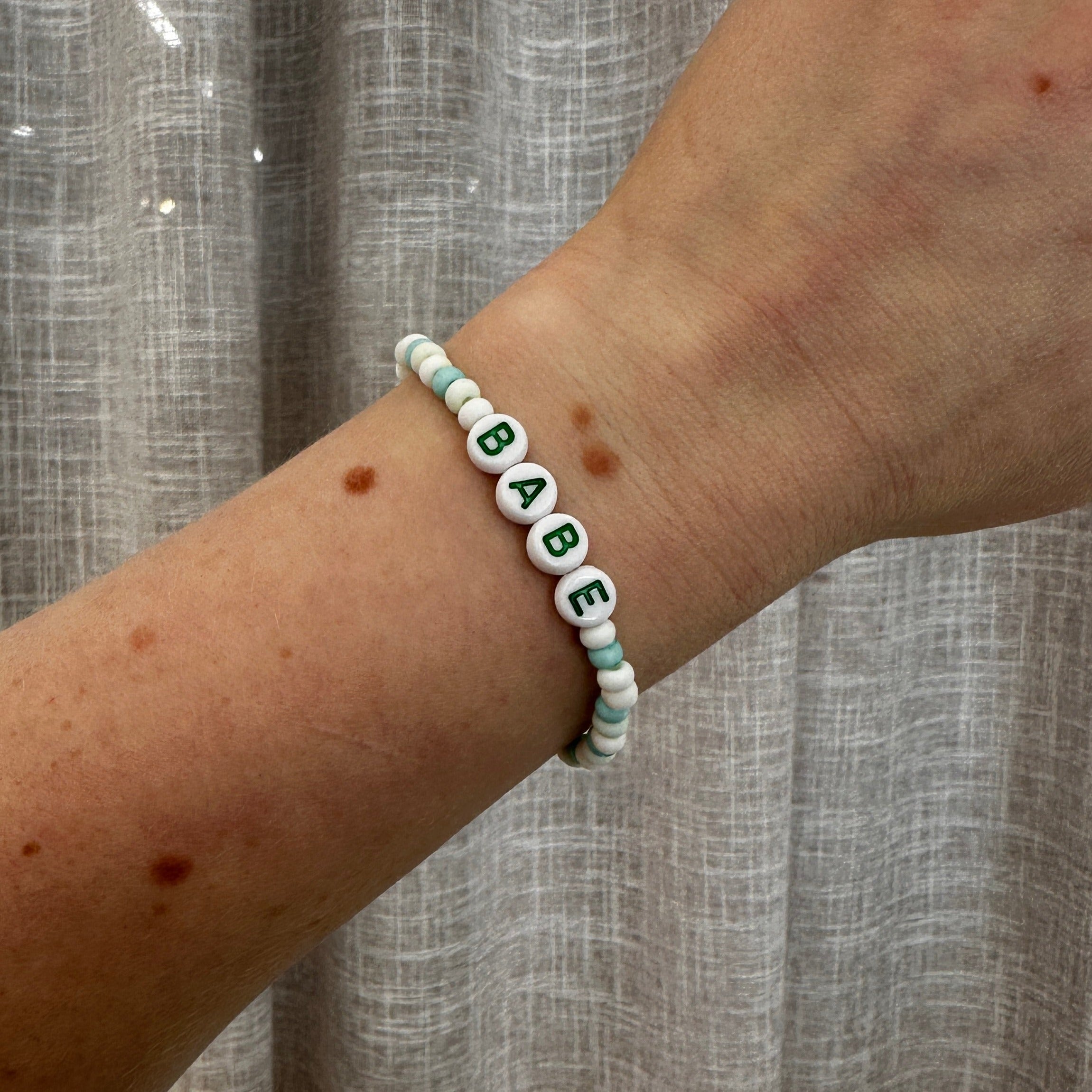 BABE Friendship Bracelet - Handmade Adjustable Beaded Bracelet for Women & Girls - Perfect Gift for Best Friends, Sisters & Couples - Ideal for Birthdays, Anniversaries & Everyday Wear