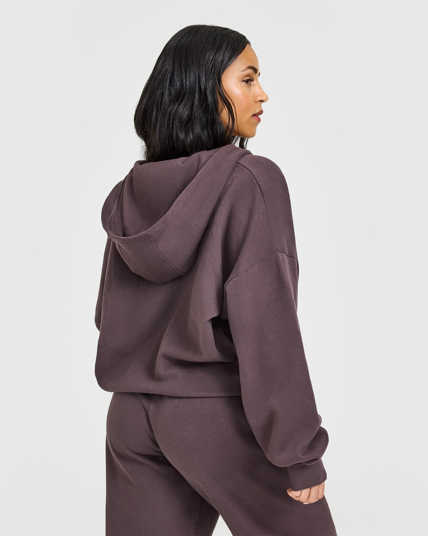 Mid Weight Zip Through Hoodie for Men & Women - Soft Cotton Blend, Umber Brown | Perfect for Casual Wear, Outdoor Activities & Gym Workouts