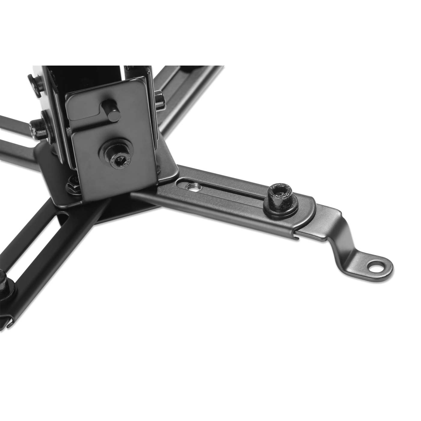 Universal Projector Mount for Wall or Ceiling - Adjustable Heavy Duty Bracket for Home Theater, Classroom & Office Projector Installation (Fits Most Projectors)