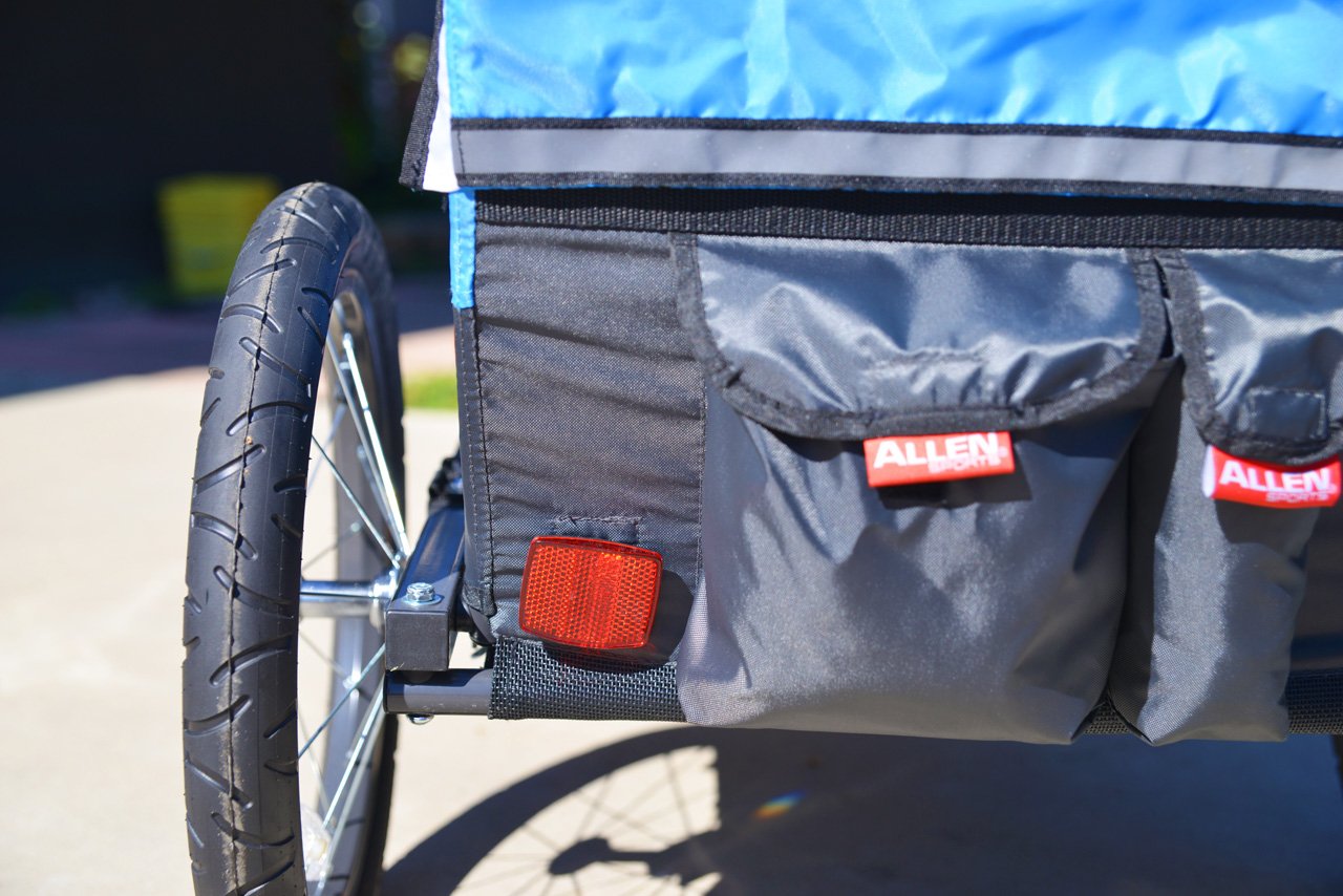 Allen Sports Deluxe Steel Child Bike Trailer - Lightweight & Durable for Toddlers - Perfect for Family Biking, Jogging, and Outdoor Adventures