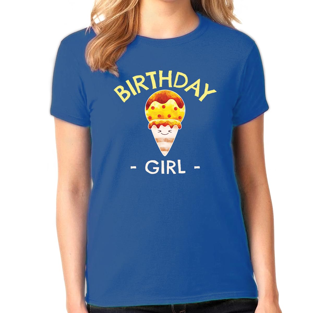 Cute Birthday Girl Shirt with Ice Cream Design - Perfect Birthday Gift for Girls | Fun Birthday Party Outfit & Celebration Apparel