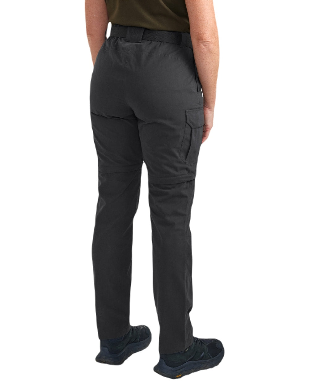 Deerhunter Women's Zip-Off Convertible Hiking Pants - Quick-Dry Outdoor Adventure Trousers for Camping & Travel