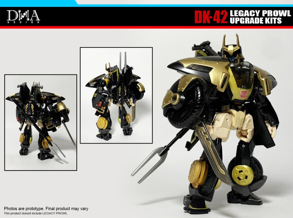 DNA Design DK 42 Upgrade Kit for Transformers Legacy Evolution Animated Prowl - Custom Parts for Enhanced Robot & Vehicle Modes - Perfect for Collectors & Display