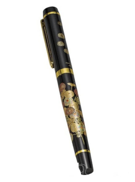 Premium Yamanaka Maki-e Urushi Lacquer Fountain Pen - Handcrafted Autumn Flower Design - Luxury Writing Instrument for Gifts, Collectors & Calligraphy Enthusiasts - Perfect for Special Occasions, Office Use & Japanese Art Appreciation