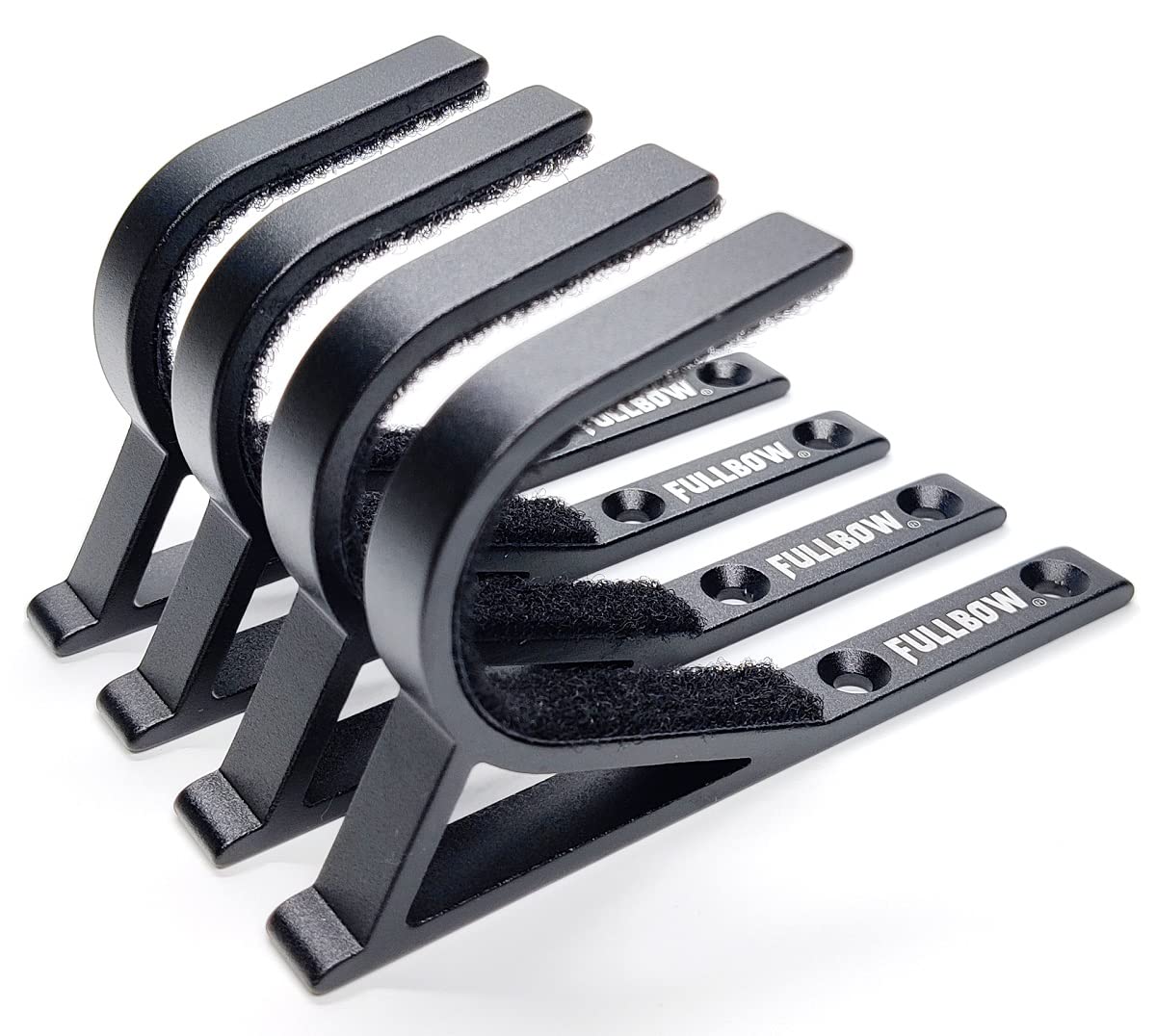 FULLBOW Gun Hooks - Heavy Duty Wall Mount Rifle Hangers for Shotguns & Firearms | Secure Gun Storage Rack for Wall or Cabinet | Perfect for Home Defense, Hunting & Shooting Range Organization