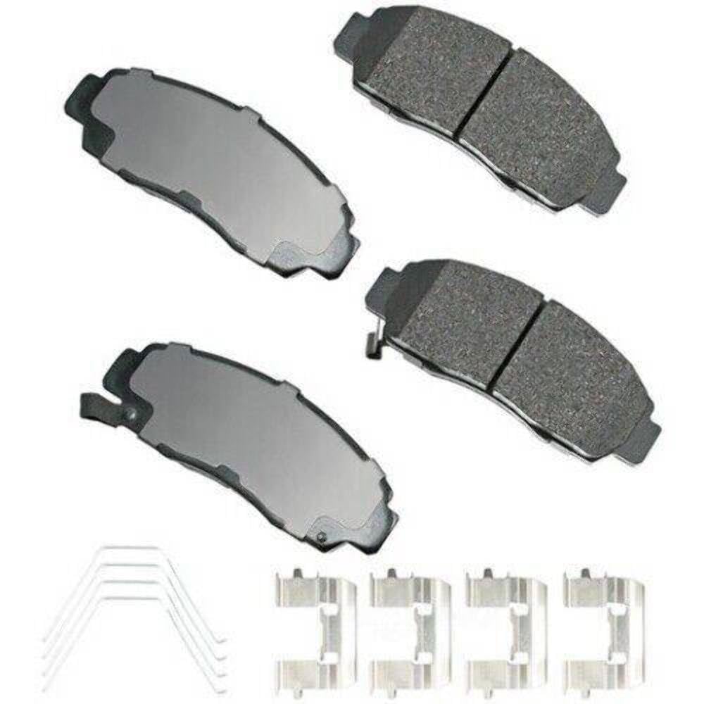 Akebono ASP787A Ultra-Premium Ceramic Front Brake Pads for Cars - Low Noise, Dust-Free Performance - Perfect for Daily Commuting & Highway Driving