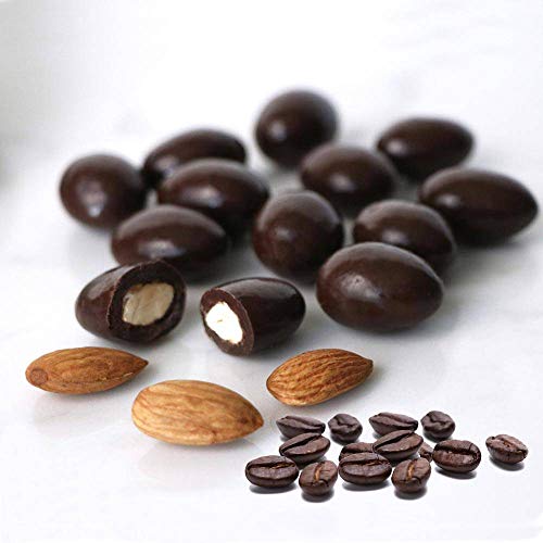 Andy Anand Vegan Dark Chocolate Almond with Espresso Coffee - 2 lb Gourmet Gift Box with Greeting Card | Perfect for Birthdays, Valentine's Day, Christmas, Mother's & Father's Day, Anniversaries & Weddings | Rich, Decadent & Delicious Treat for Coffee Lovers & Chocolate Enthusiasts