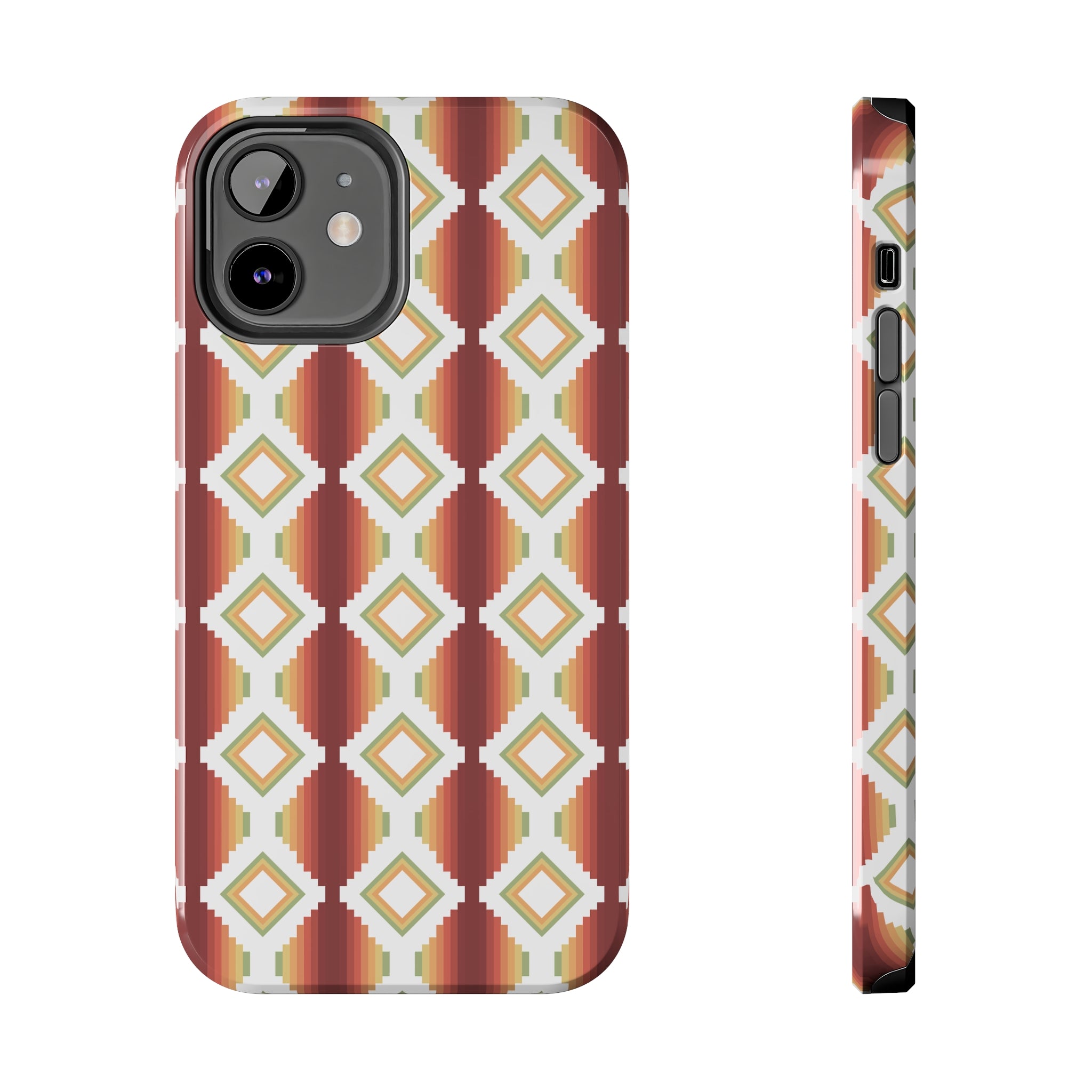 Durable Southwestern Rio Boho Hard Phone Case for iPhone & Samsung - Stylish Protection for Travel & Outdoor Adventures