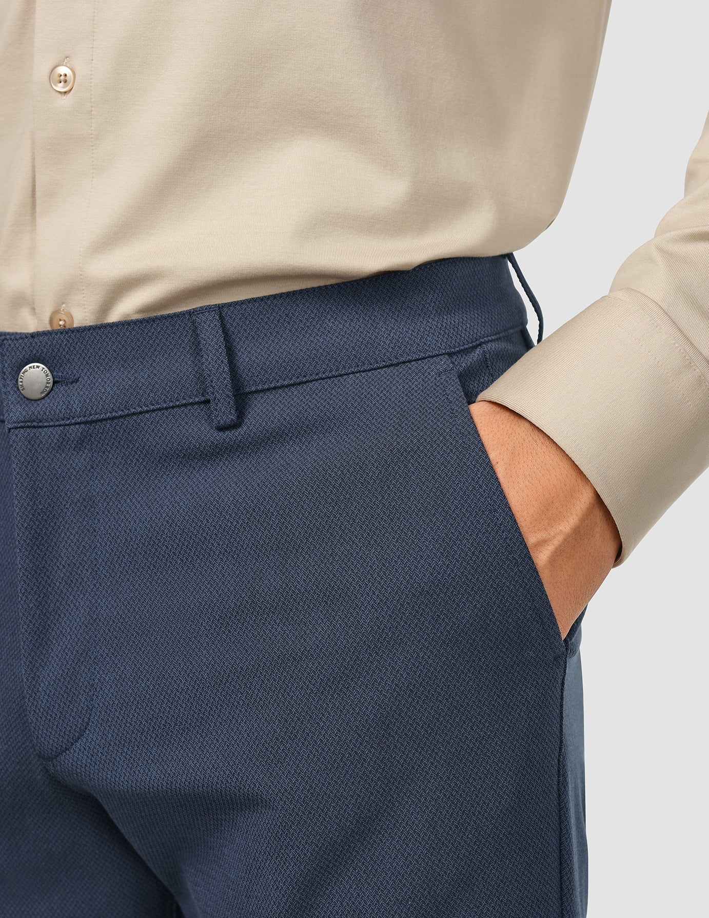 GEN2 Regular Fit Signature Navy Pants for Men - Comfortable Casual & Work Wear for Everyday Use