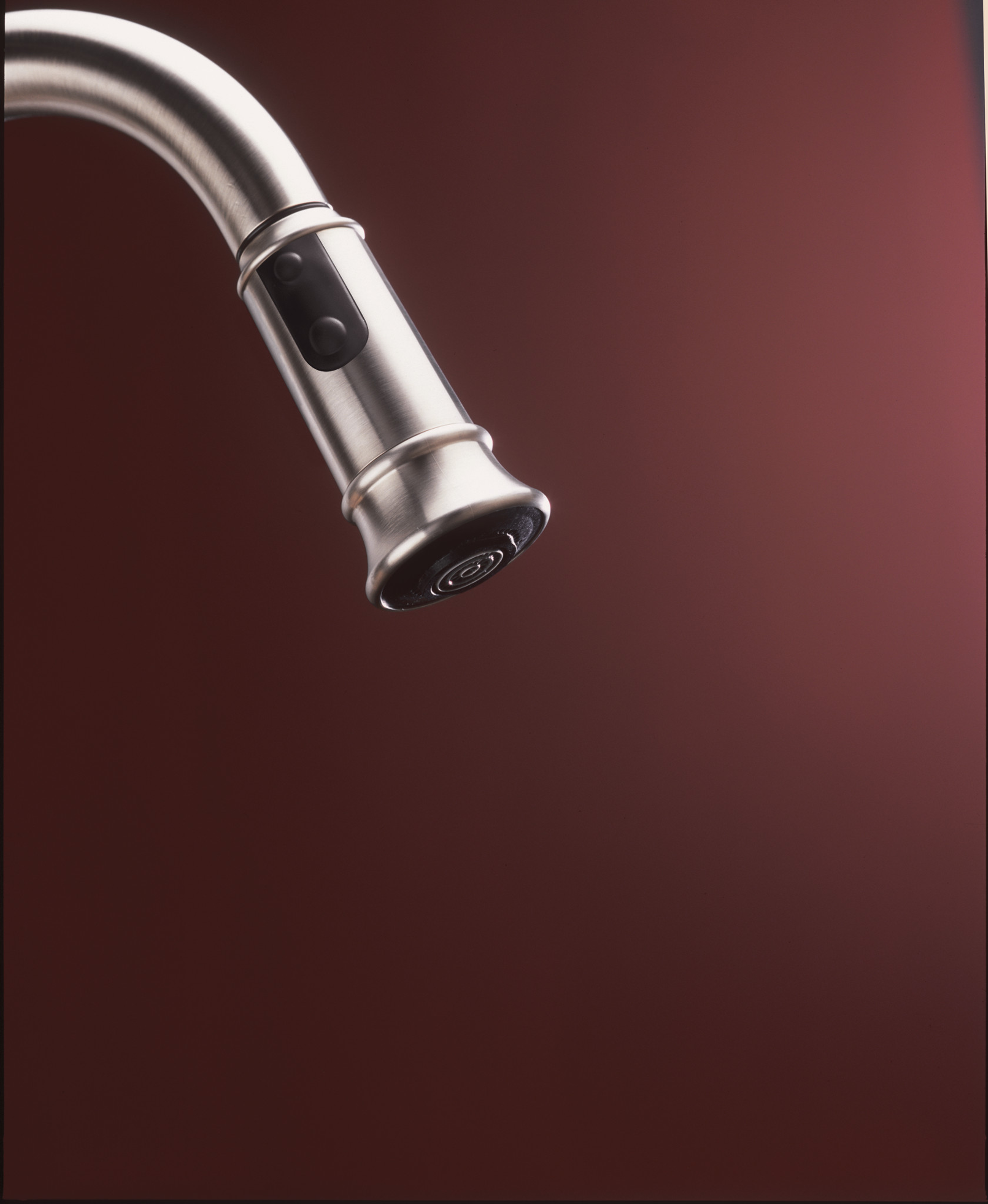 Aberdeen Chrome One Handle High Arc Pull Down Kitchen Faucet - Modern Brushed Nickel Finish for Easy Dishwashing & Food Prep - Perfect for Farmhouse & Contemporary Kitchens